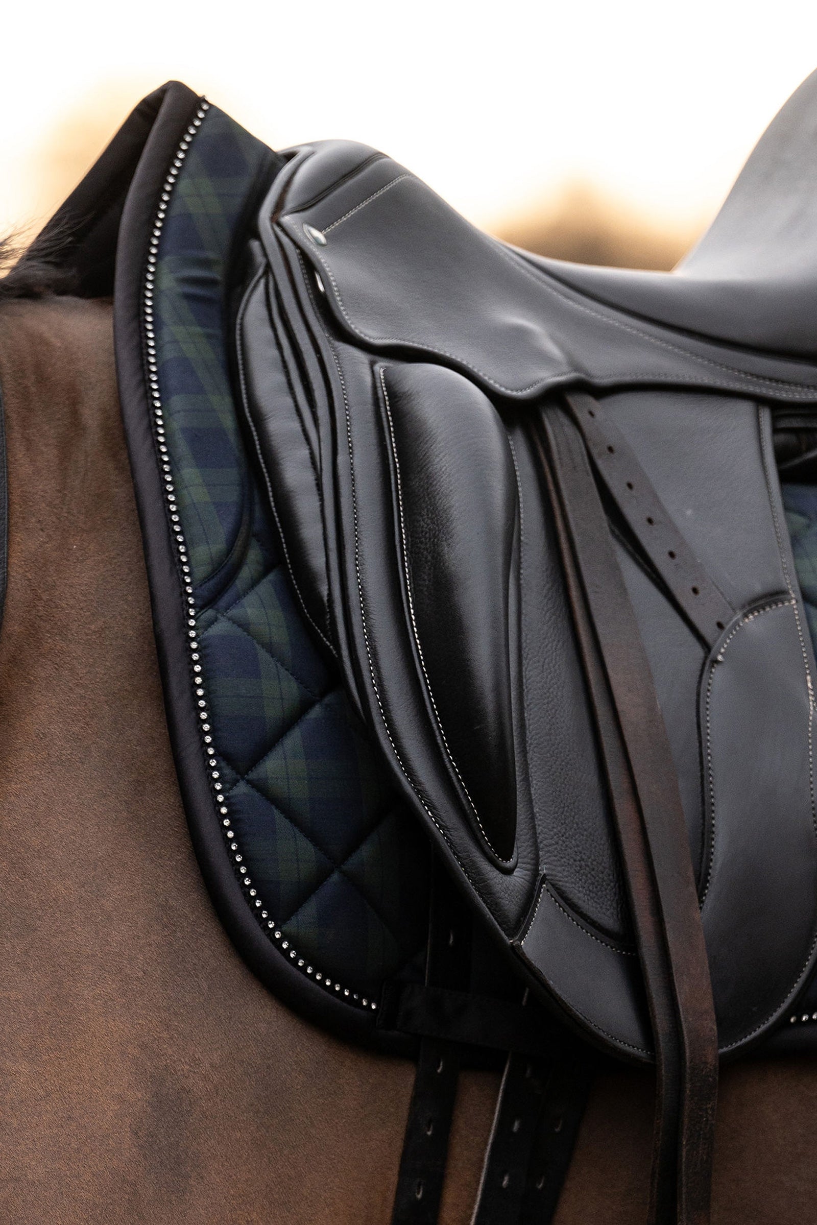 PS of Sweden Checked Dressage Saddle Pad Saddle Pads