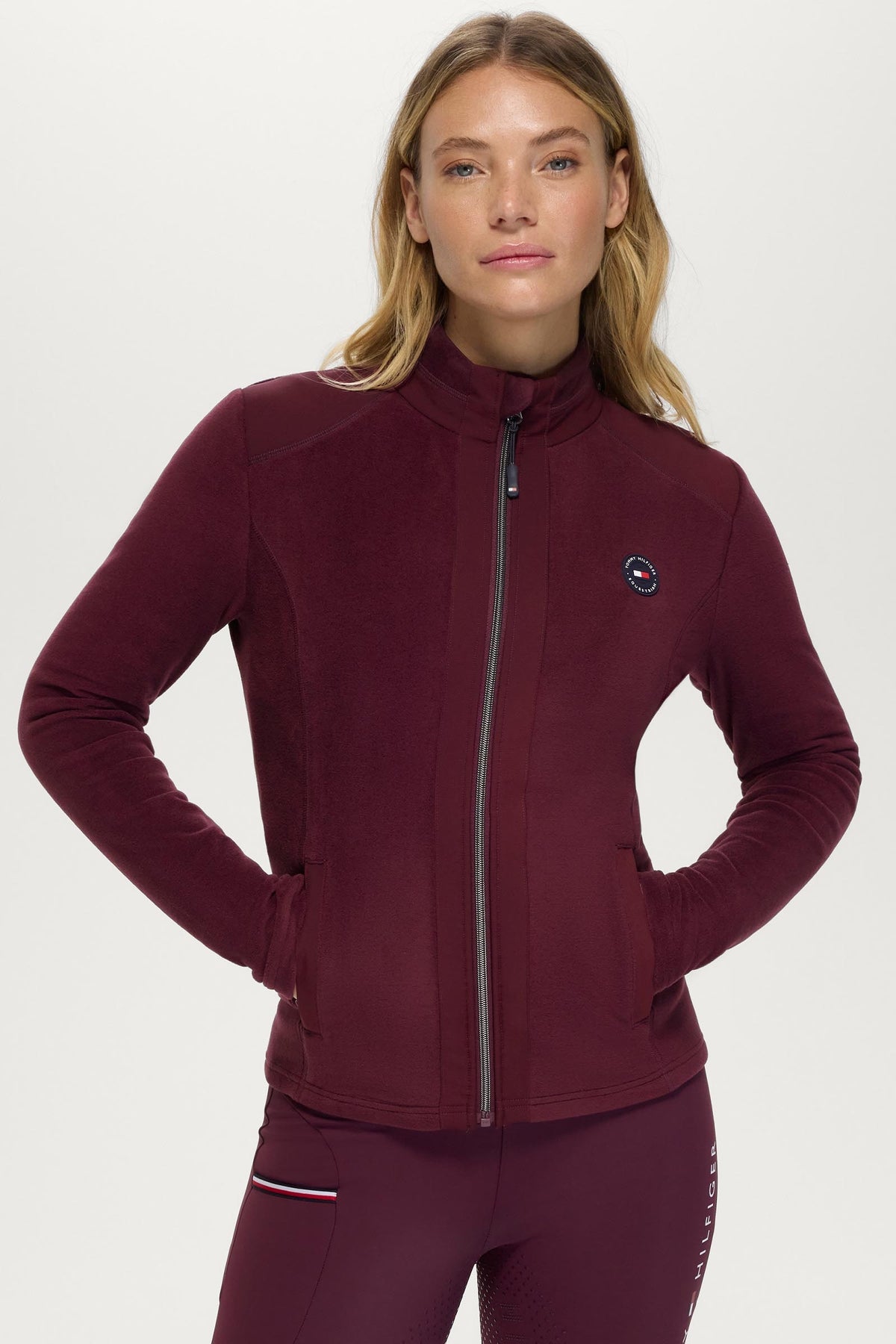Tommy Hilfiger Equestrian Elmonte Women Fleece Jacket Women’s Riding Clothing