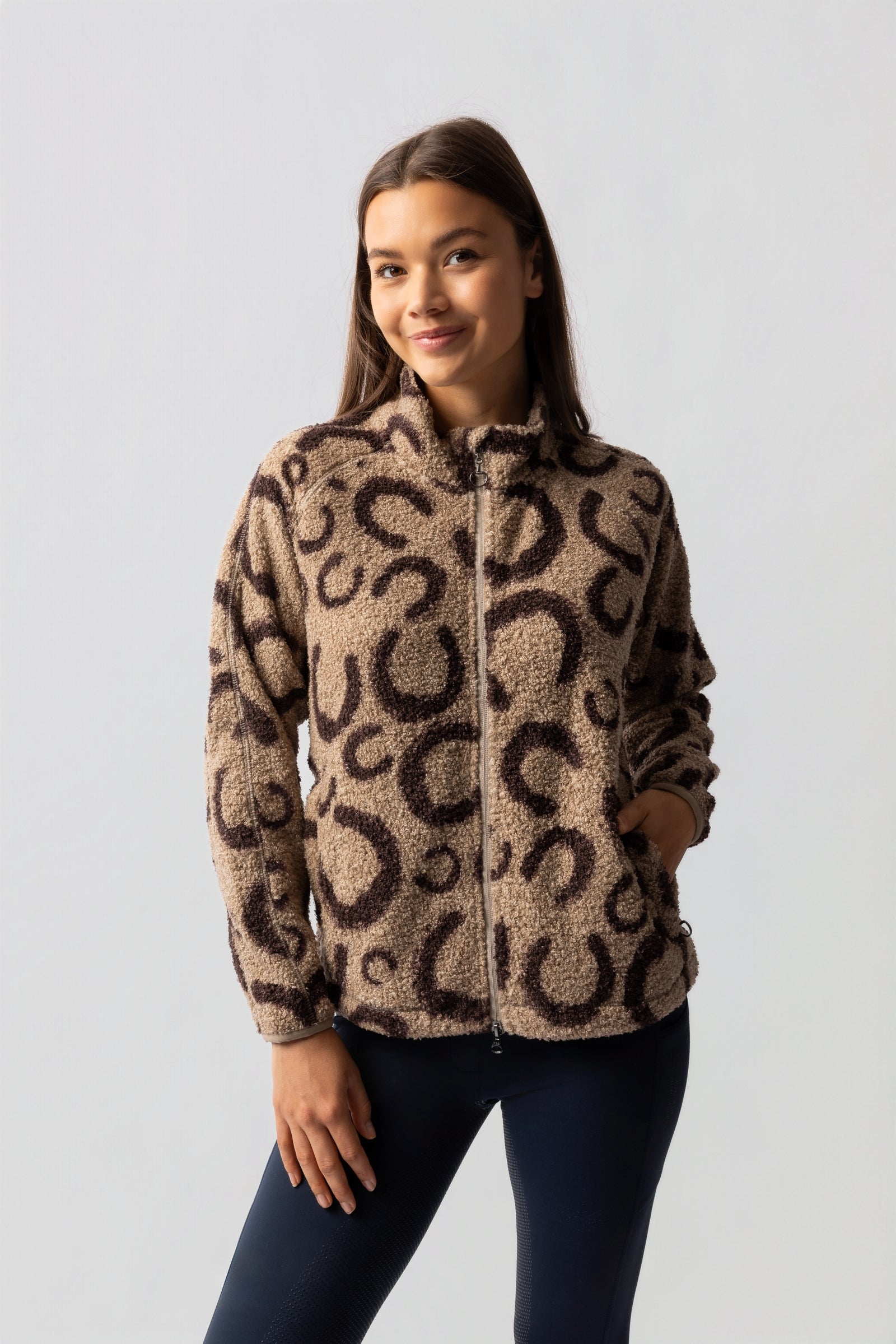 Horze Ariana Damernes Teddyfleece jakke Ridetøj til dame