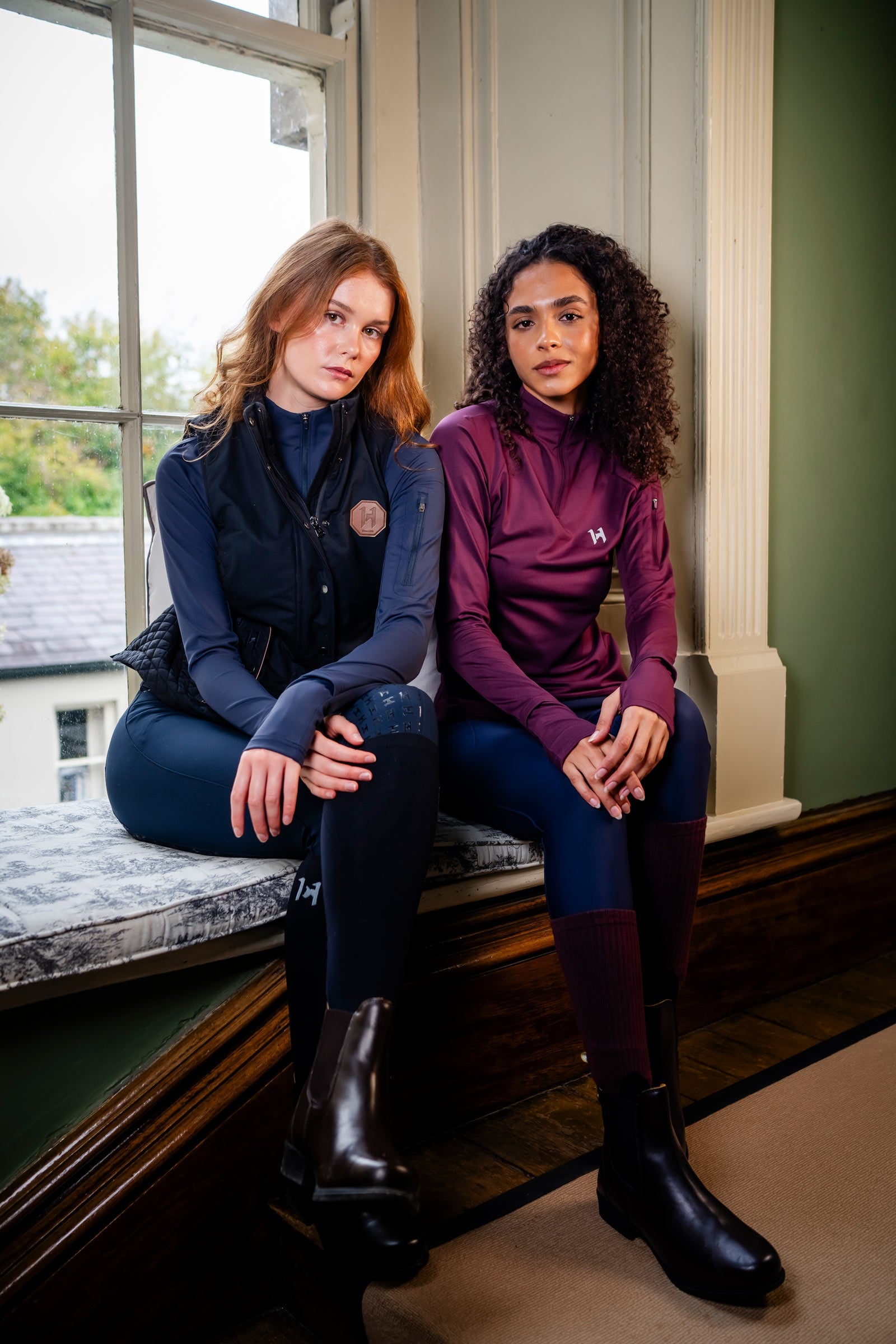 Horseware Strive Winter 1/4 zip top til damer Ridetøj til dame