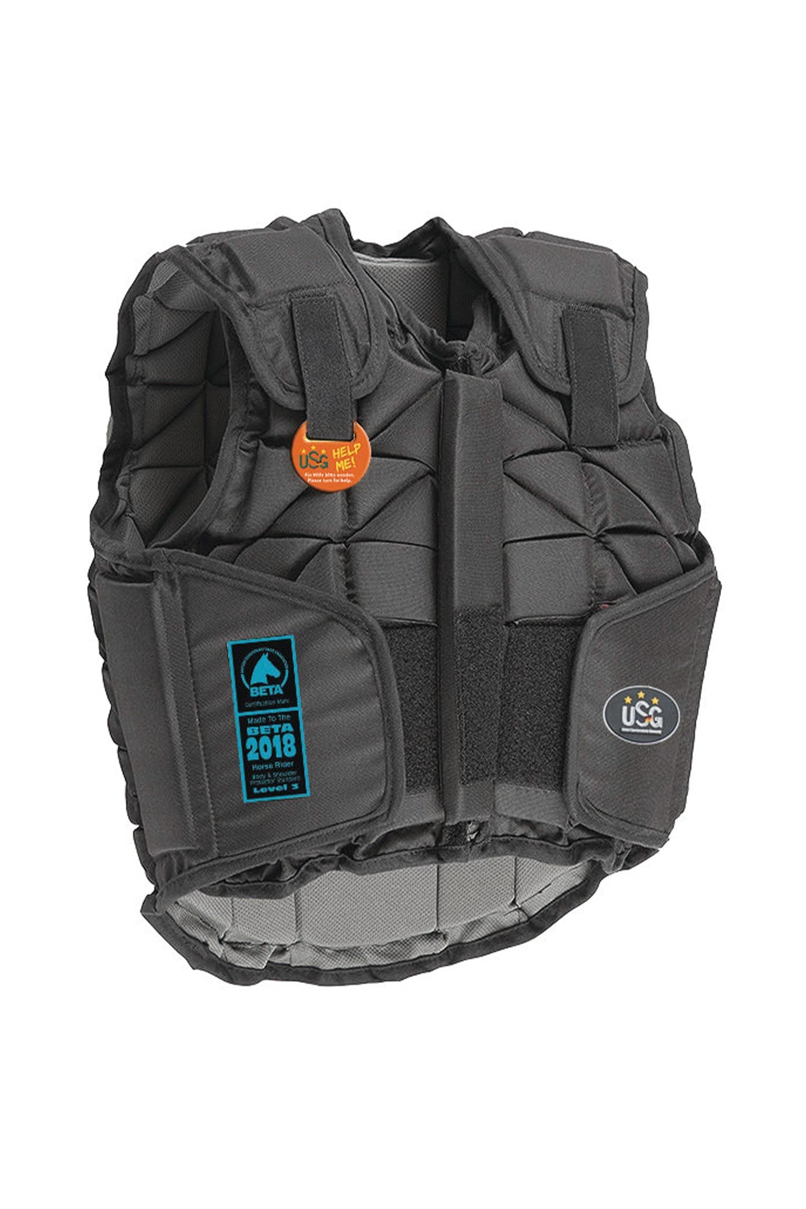 USG Panel-Body Protector Flexi Motion, voksne Ridehjelme & Sikkerhedsveste