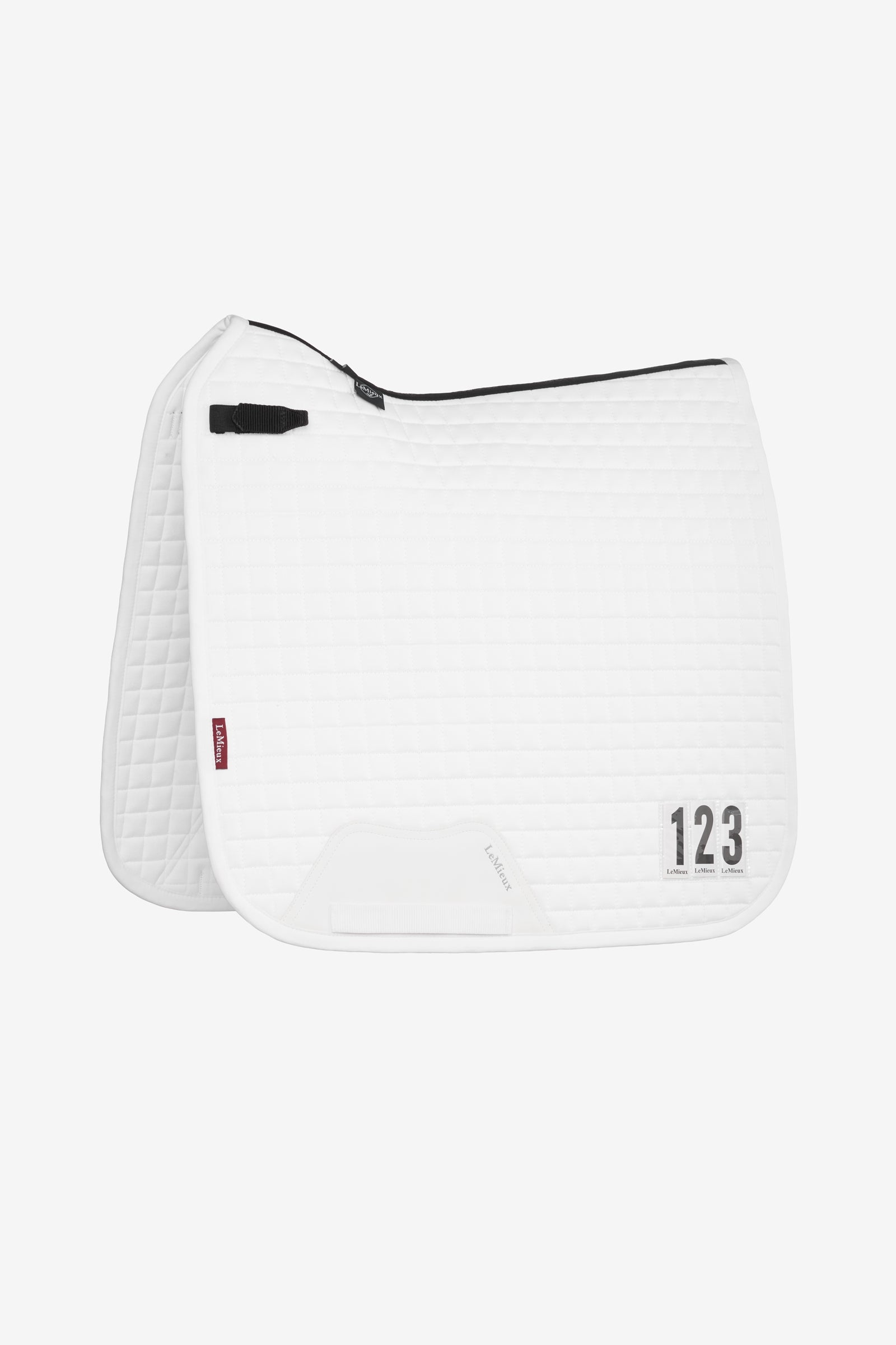 LeMieux Cotton Dressage Competition Square Saddle Pad Sadelunderlag