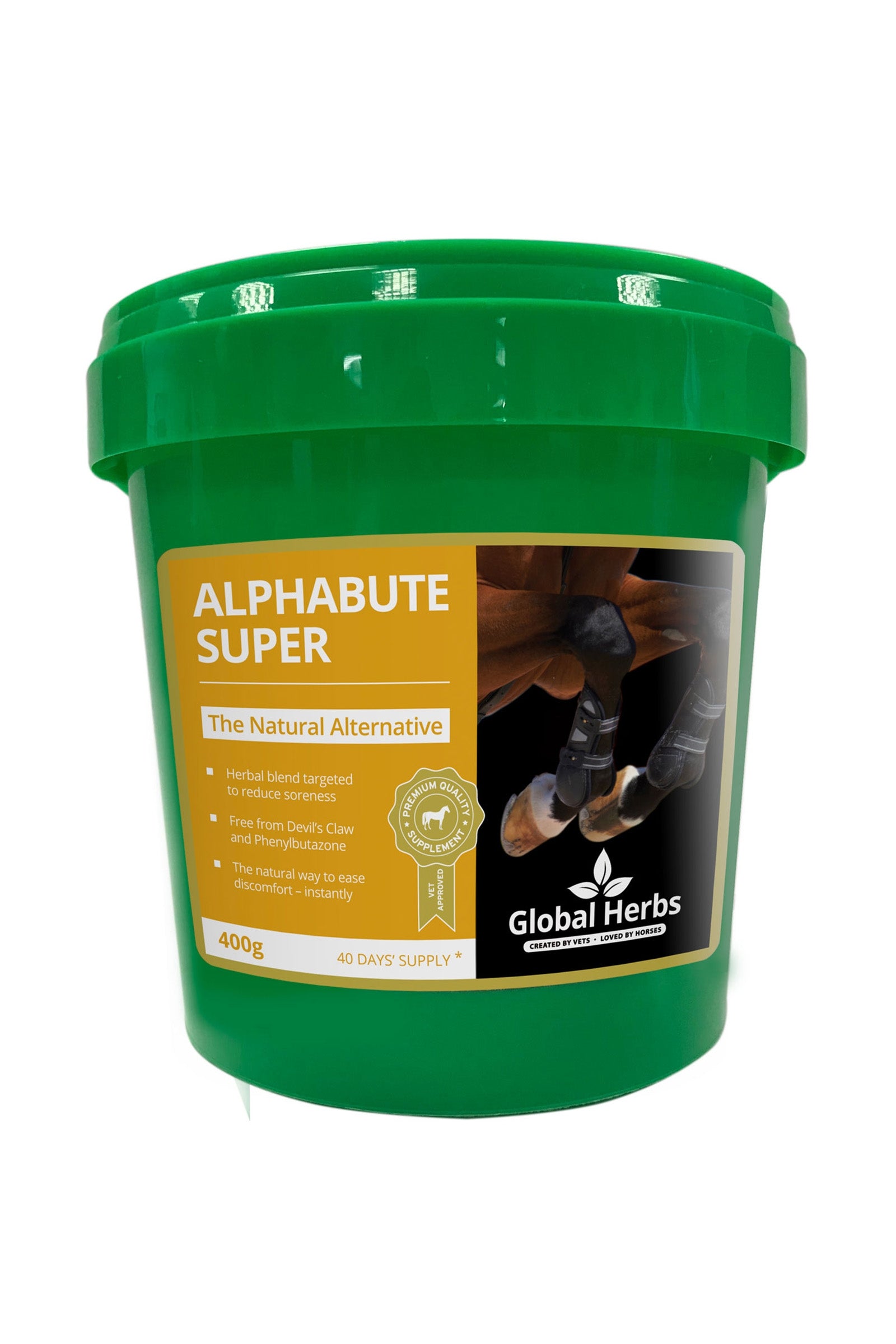 Global Herbs Alphabute SUPER, Joints & Muscles, 400g Horse Feed & Nutrition