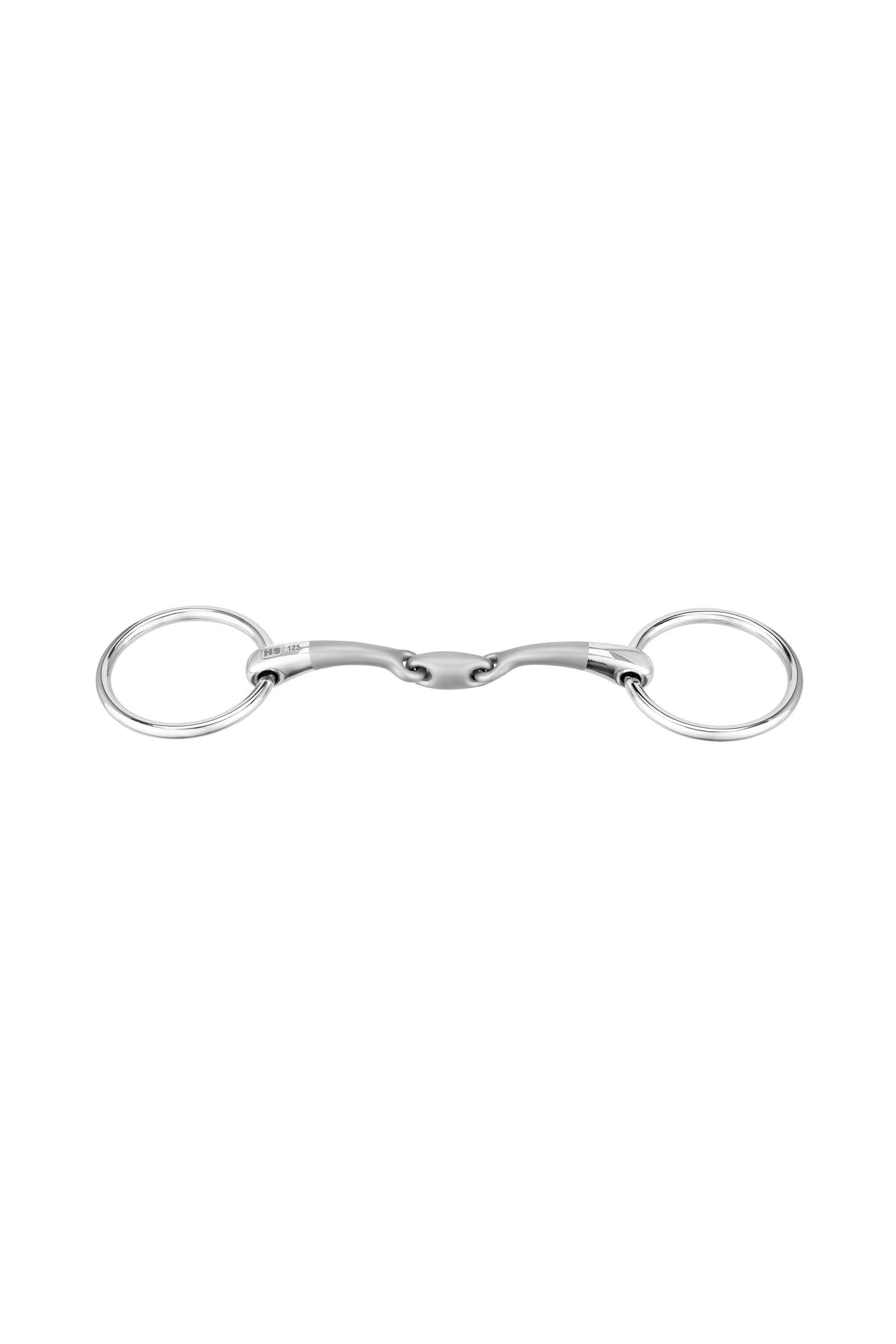 Sprenger Satinox underlægningsbid, dobbelt brudt, 12 mm, 55 mm ring, rustfrit stål Bid