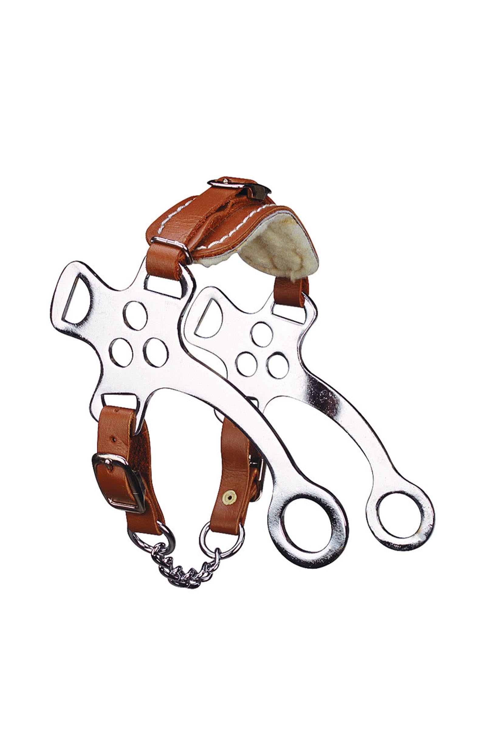 Feeling FEELING Hackamore Chrome Steel Horse Bits