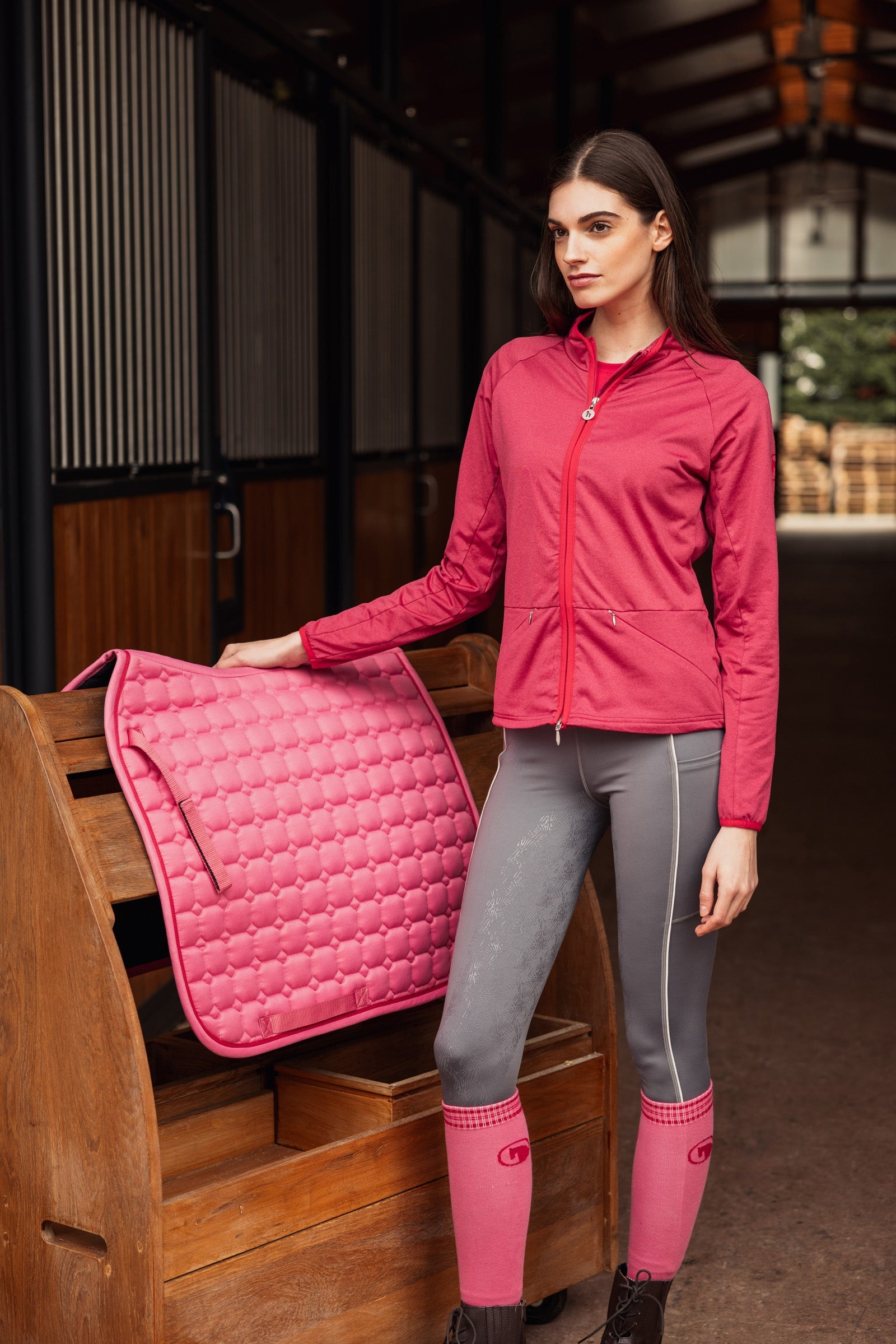 Horze Rose Tonique Dressage Saddle Pad Saddle Pads