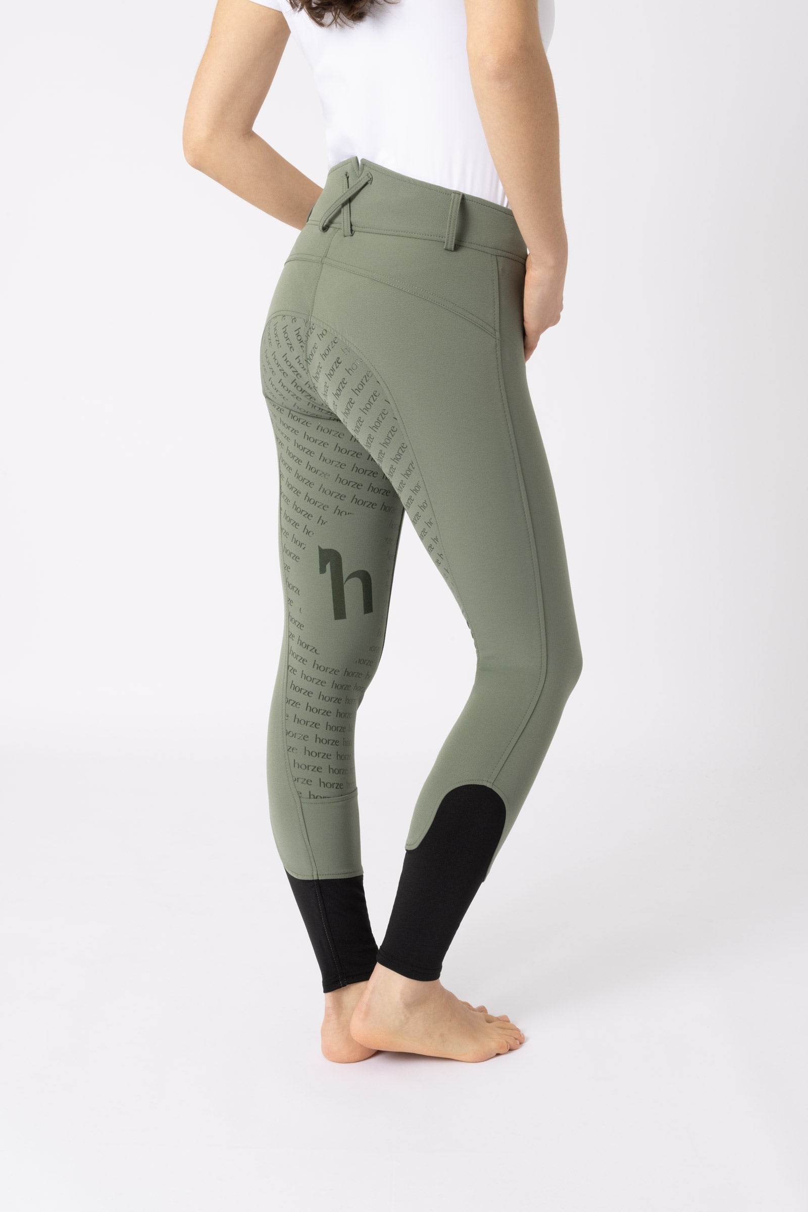 Horze Dameridebukser med silikonegrip og høj talje Womens Breeches