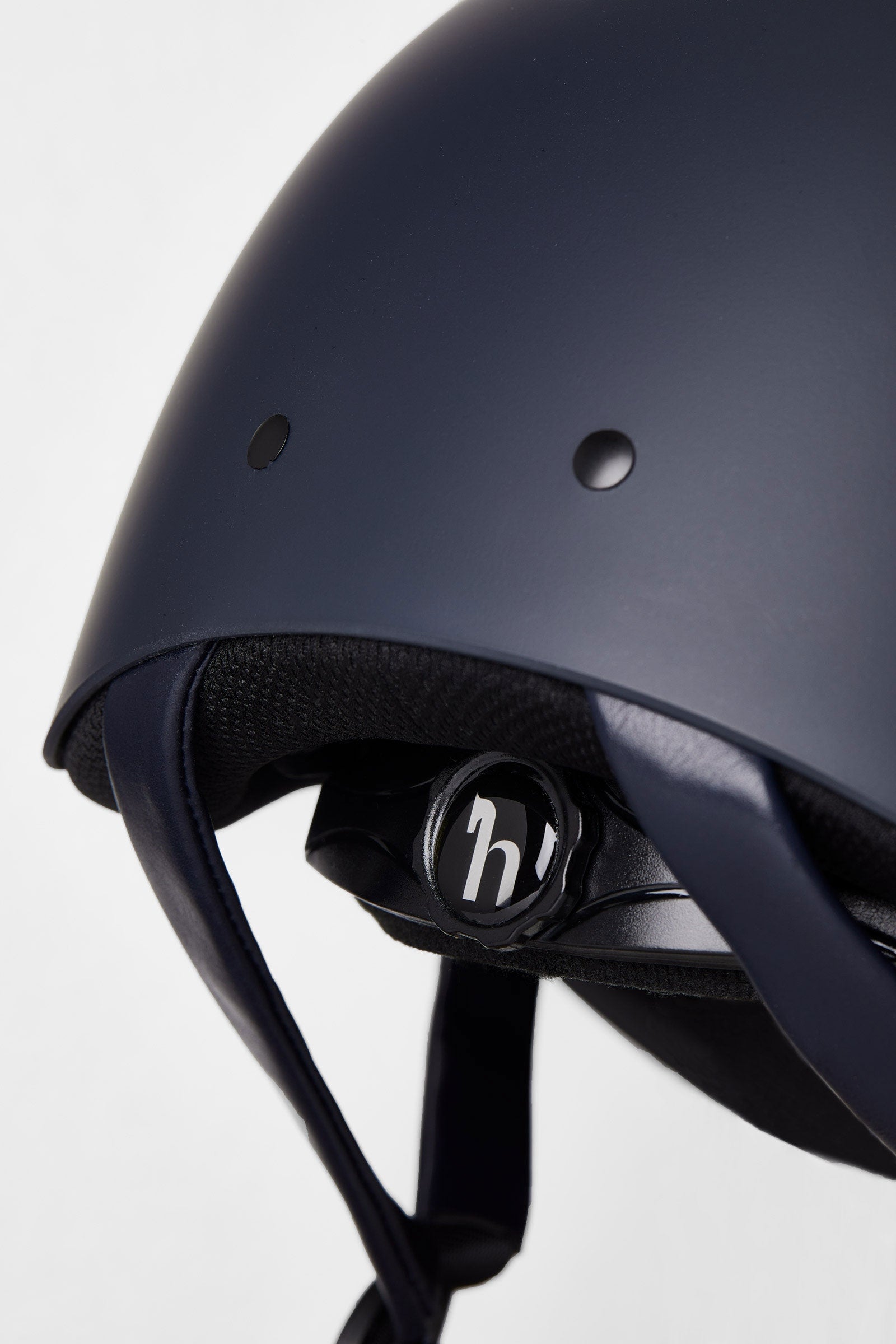 Horze Noir Riding Helmet II with Shiny Frame & Sun Visor Safety Equipment
