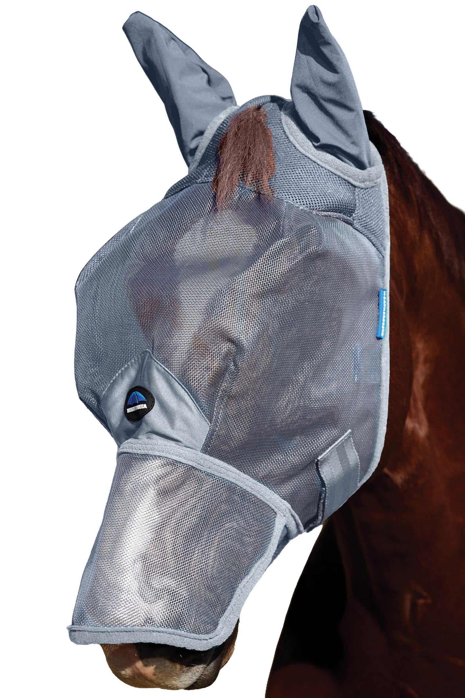 Weatherbeeta Comfitec Durable Mesh Fly Mask With Ears & Nose Antifly Protection for Horses