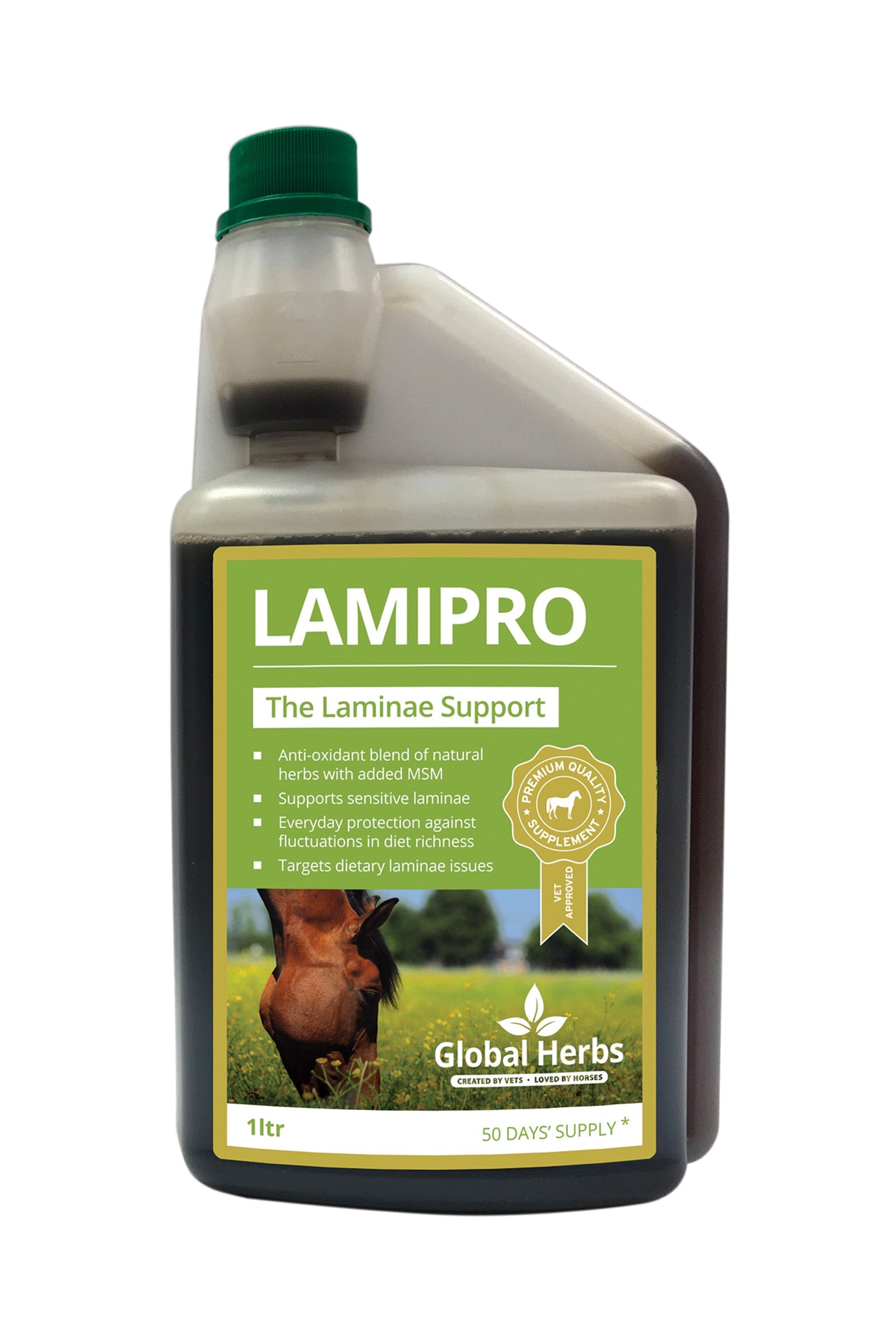 Global Herbs LamiPro Supplement, 1 L. Horse Feed & Nutrition