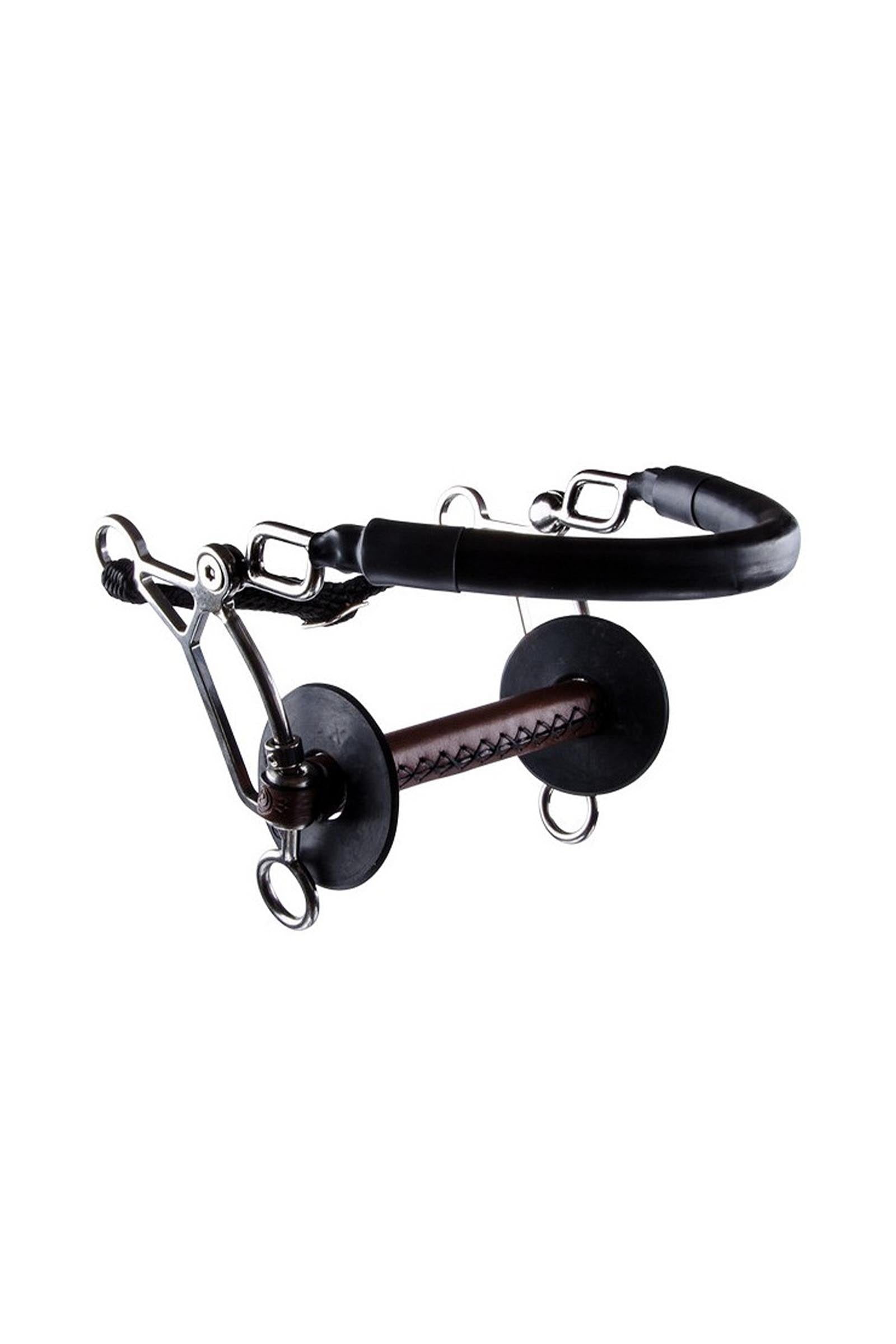 Trust Equestrian Leather Hackamore Combi Short Straight Bid