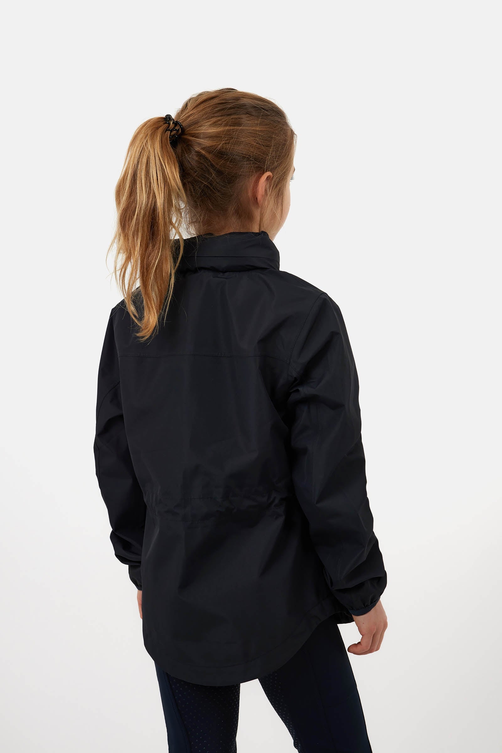 Horze Young Rider Fiora Waterproof Stowaway Hood Jacket Kids Apparel