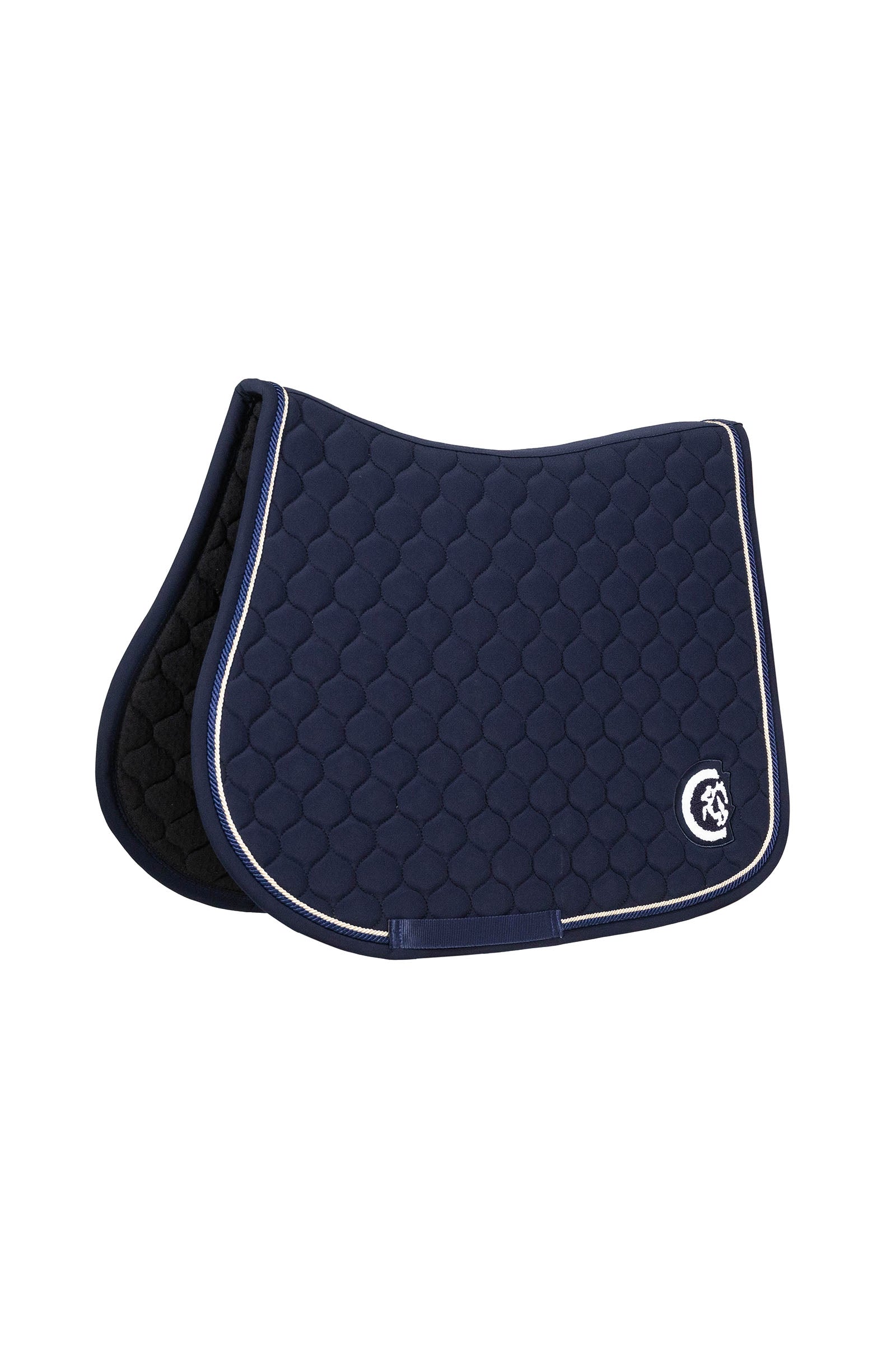 Kentucky Horsewear sadelunderlag til springning onion quilt med 3D-logo Sadelunderlag