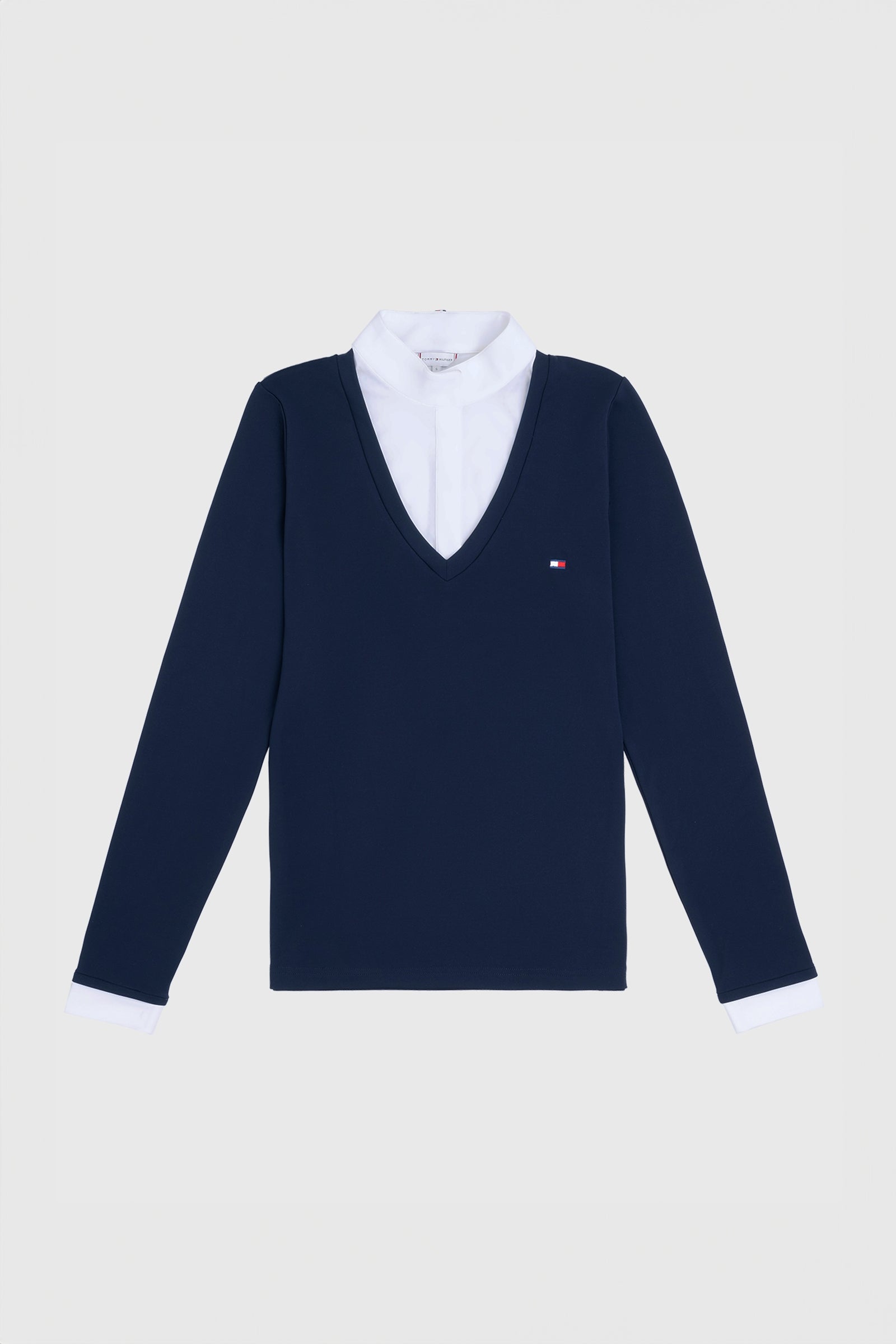 Tommy Hilfiger Equestrian Montana dame 2-i-1 stævneskjorte Ridetøj til dame