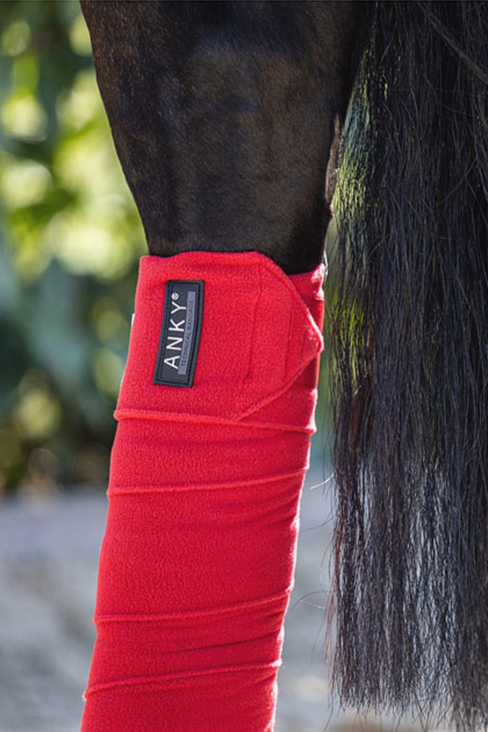 Anky ANKY Basic Fleece Bandages, 3,5 m, Set of 4 Leg & Hoof Protection