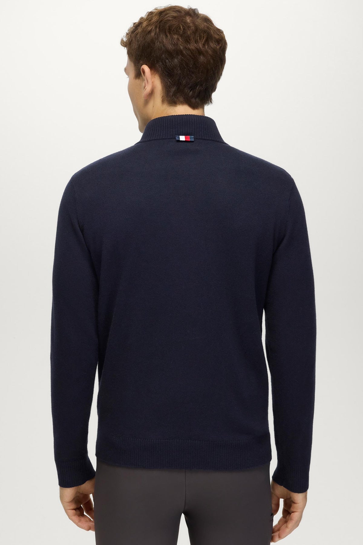 Tommy Hilfiger Equestrian Scott Men 1/4 Button Sweater Mens Riding Clothing