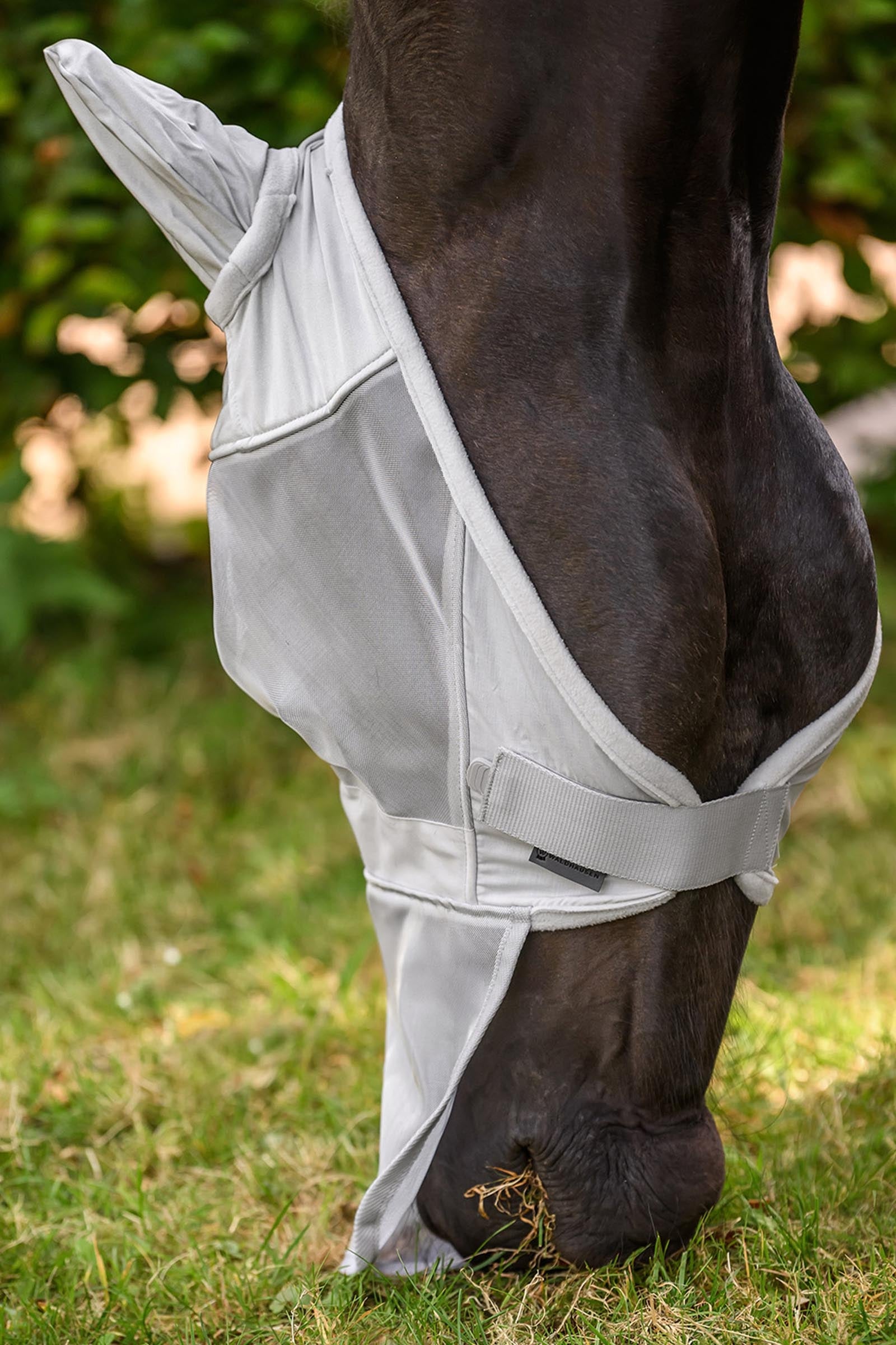 Waldhausen Fly Bonnet With Ears and Nose Extension, UV-Protection Antifly Protection for Horses