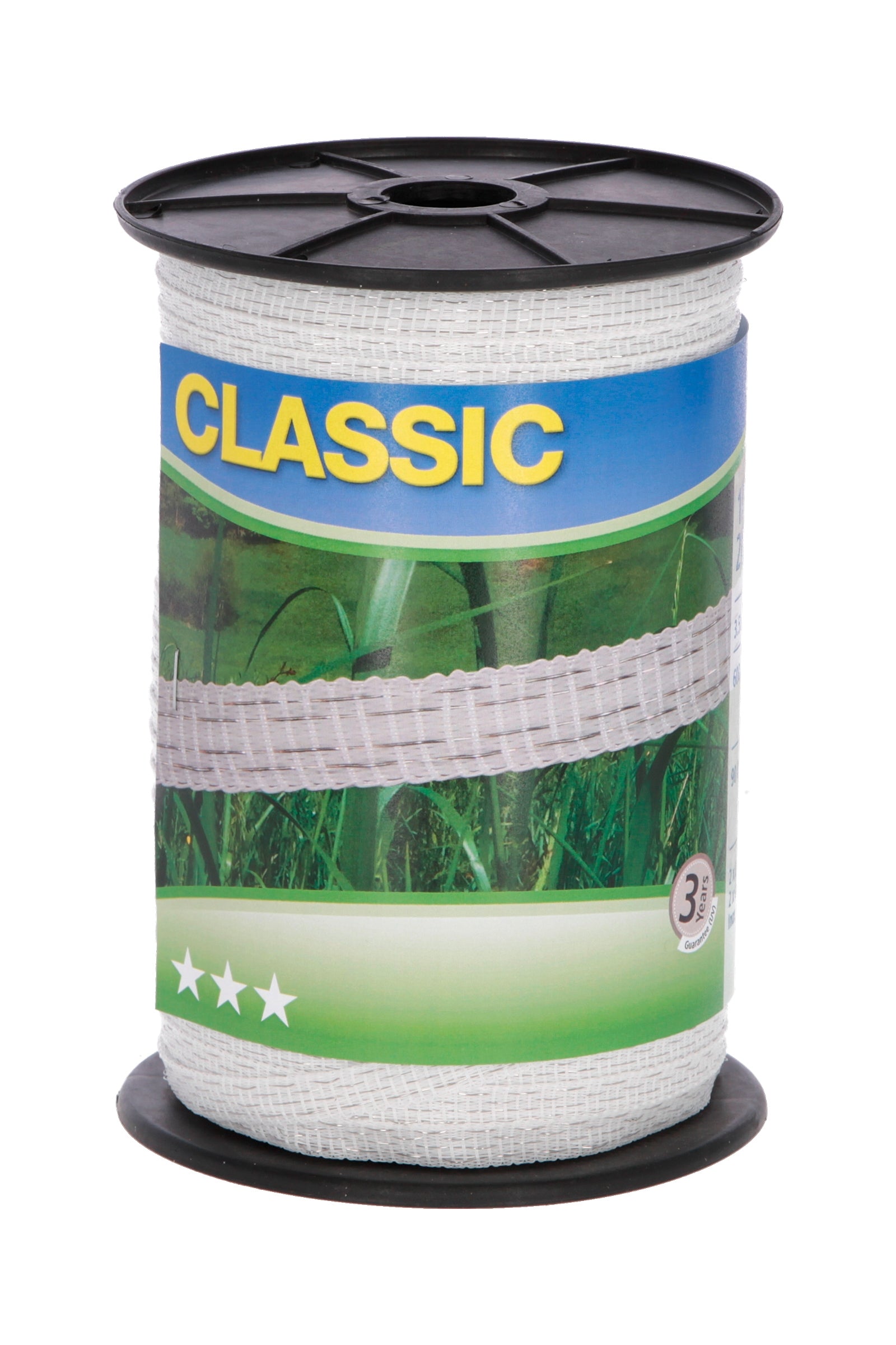 Kerbl Fencing tape Classic 200 m, 10 mm, 2x0,2+2x0,3 niro Fencing Supplies