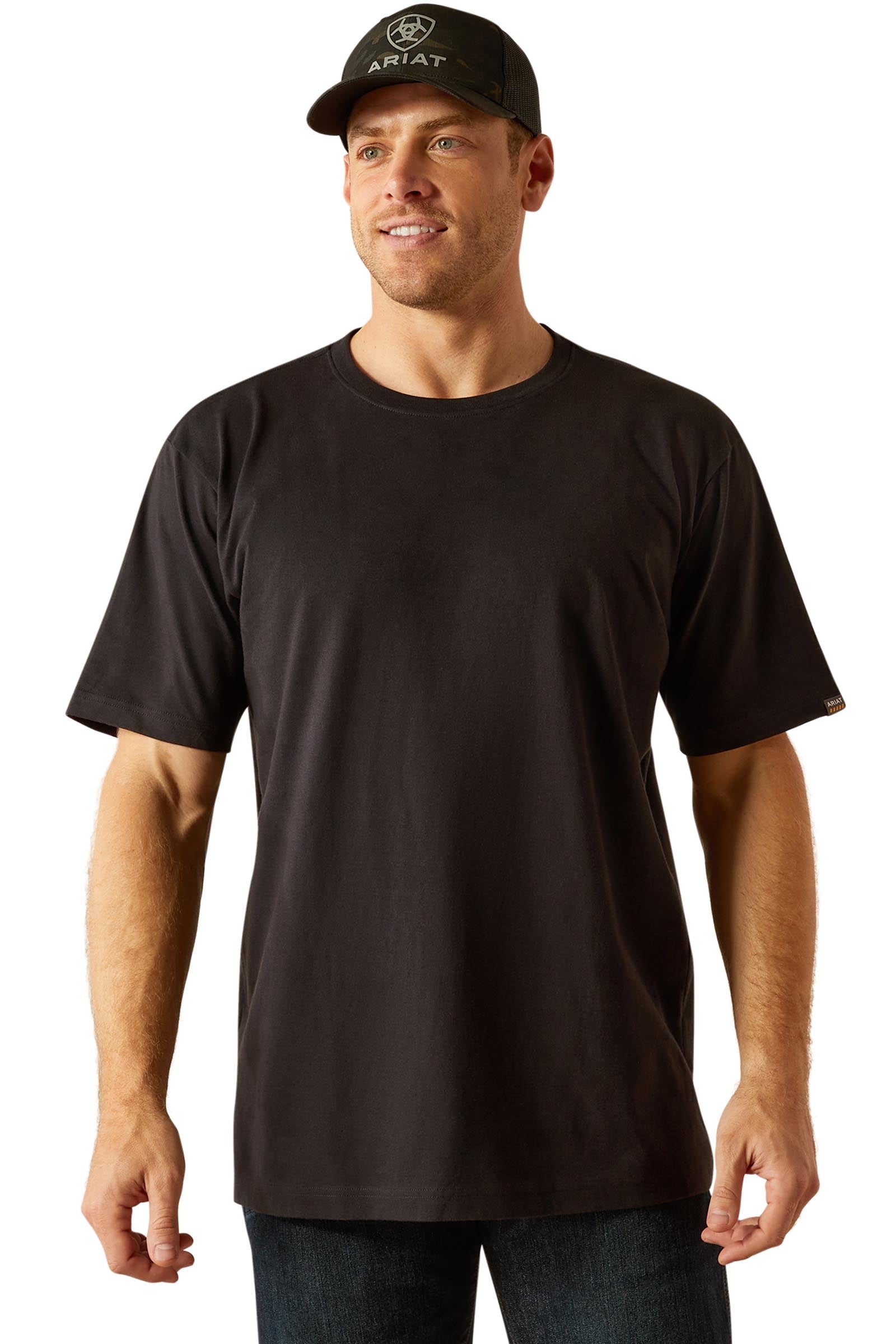 Ariat Rebar CottonStrong herre T-shirt Ridetøj til herrer