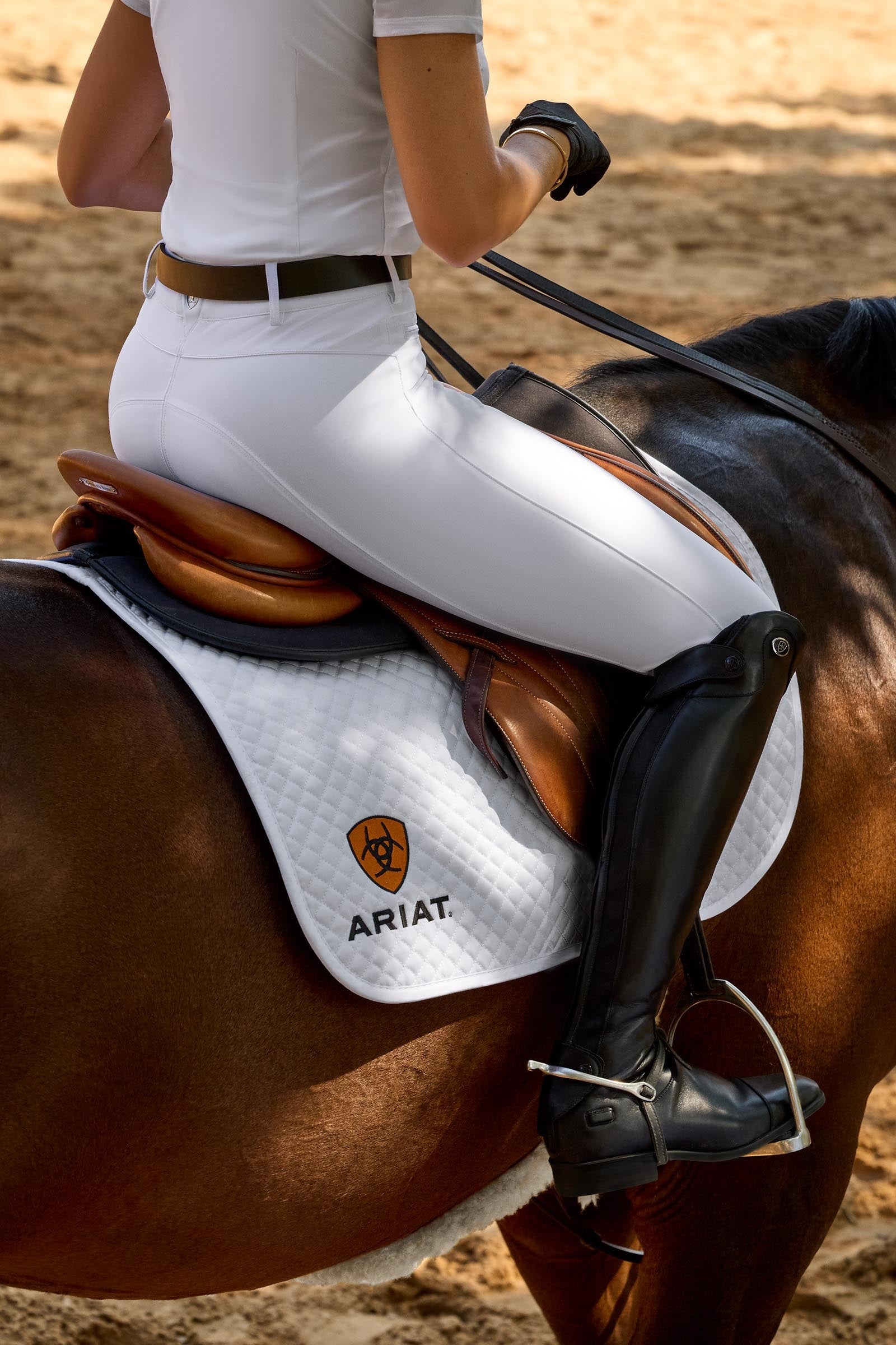 Ariat Womens Tri Factor Allure Knee Patch Breech Womens Breeches