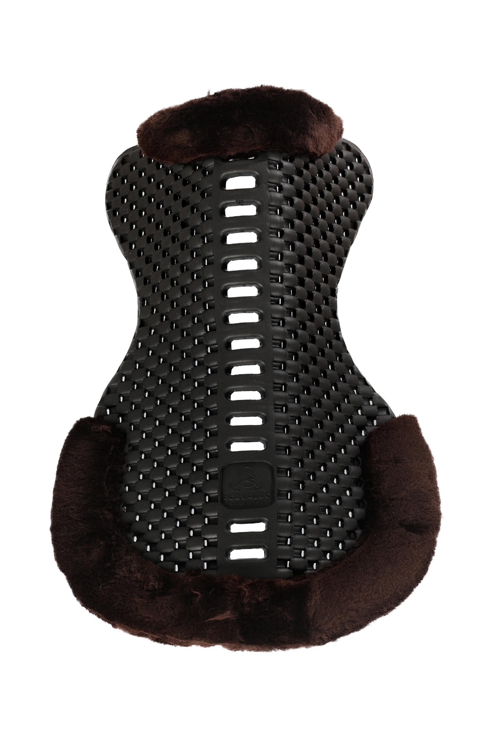 Acavallo Pad Piuma Respira Faux Sheepskin Cut-Out EVA Flat Saddle Pads