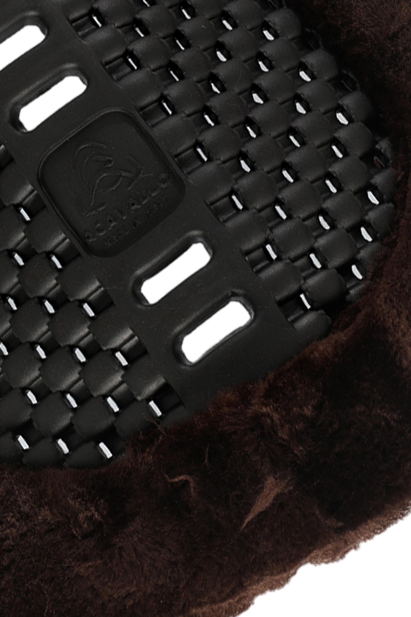 Acavallo Pad Piuma Respira Faux Sheepskin Cut-Out EVA Flat Saddle Pads