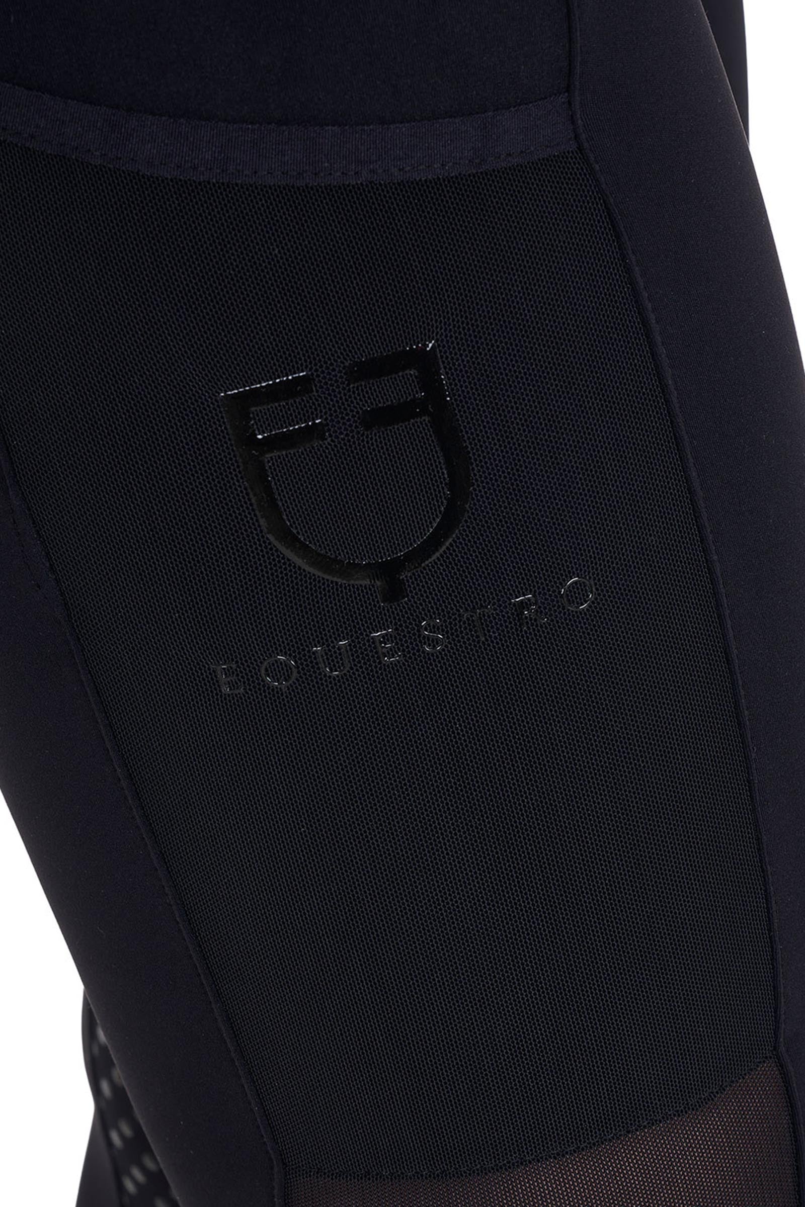 Equestro Women's Full Grip Leggings With Perforated Inserts Womens Breeches