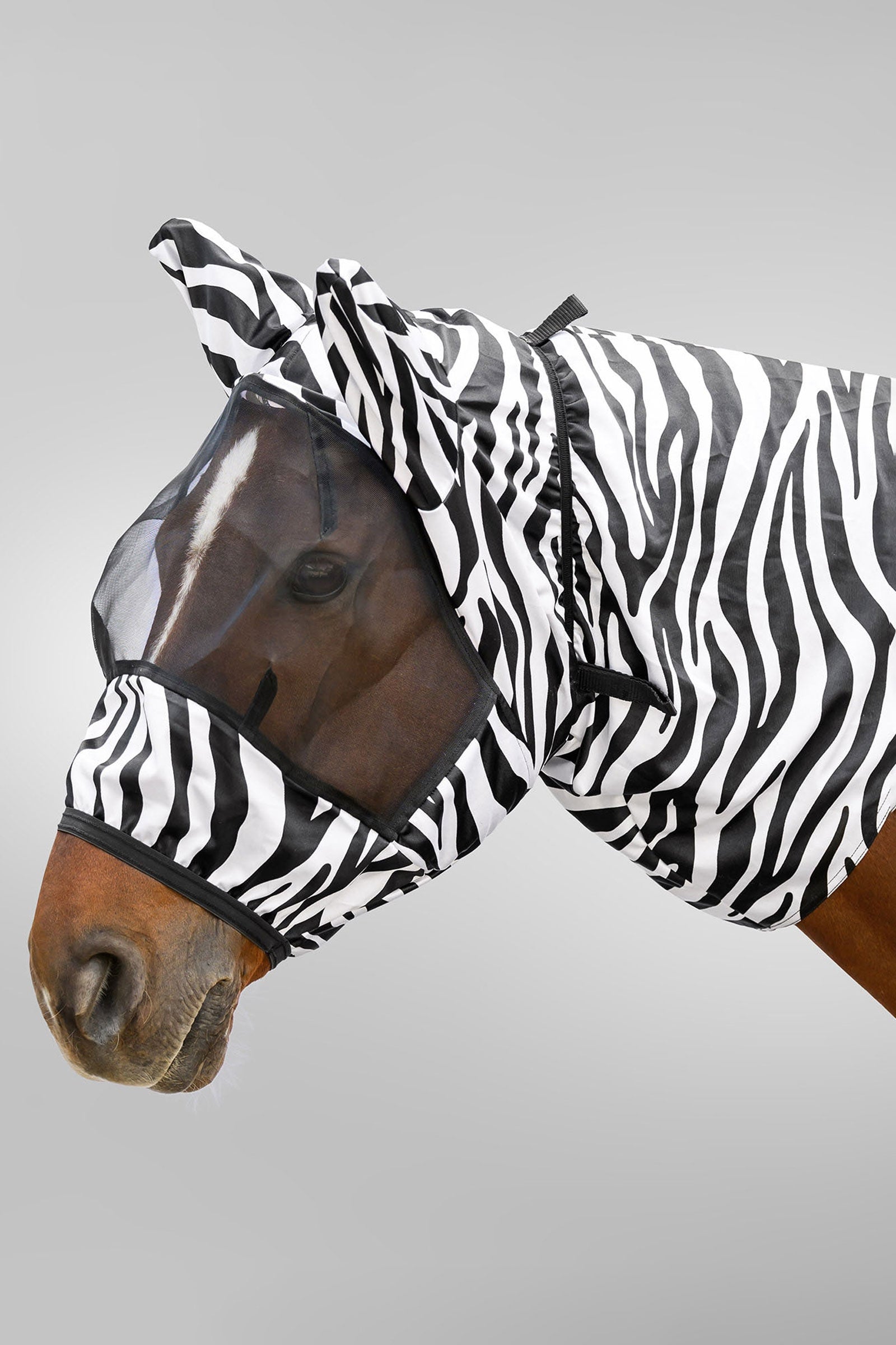 Waldhausen zebra eksem fluemaske med UV-beskyttelse Fluebeskyttelse