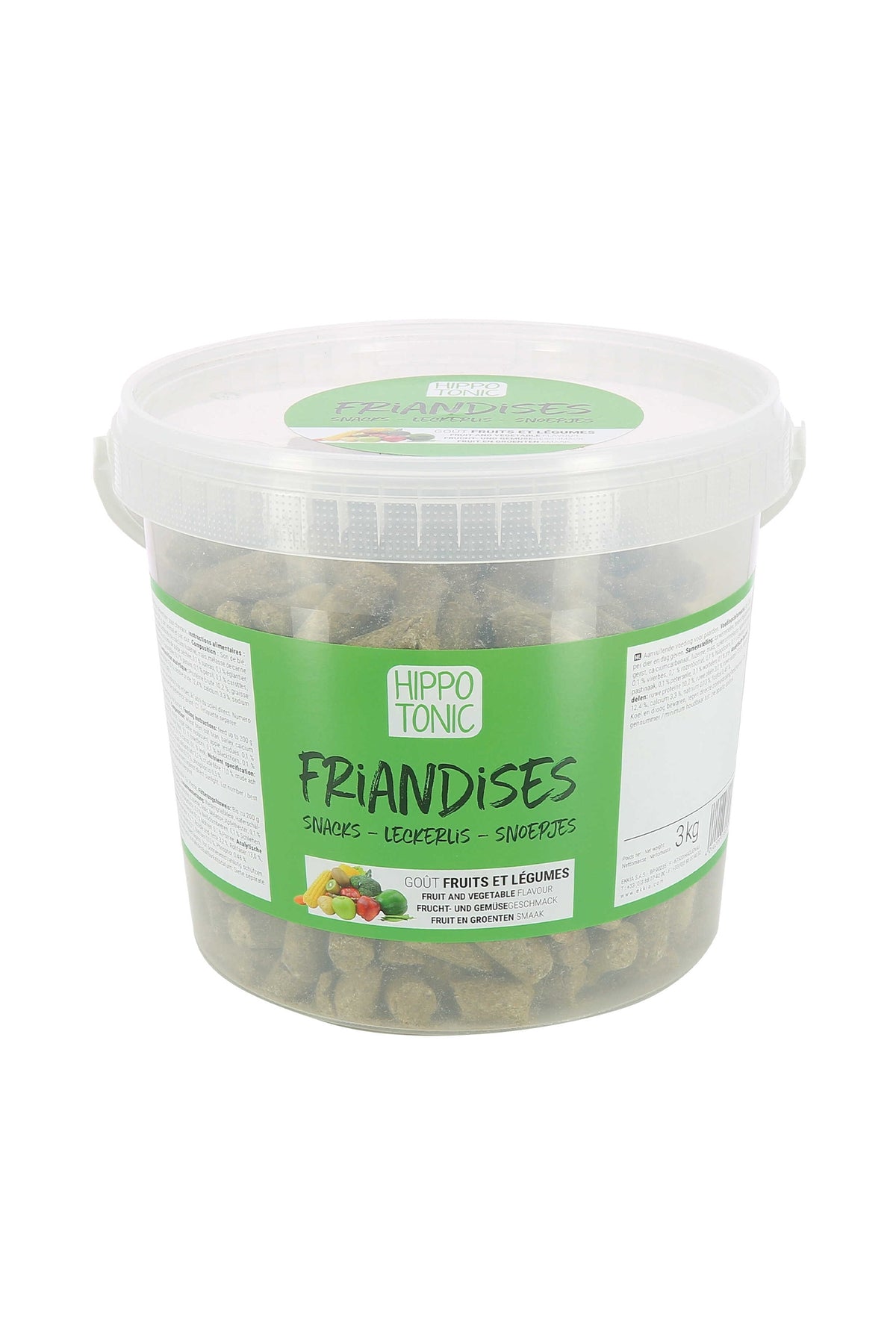 HIPPOTONIC Treats Fruit and Vegetable Flavor, 3 kg Horse Feed & Nutrition