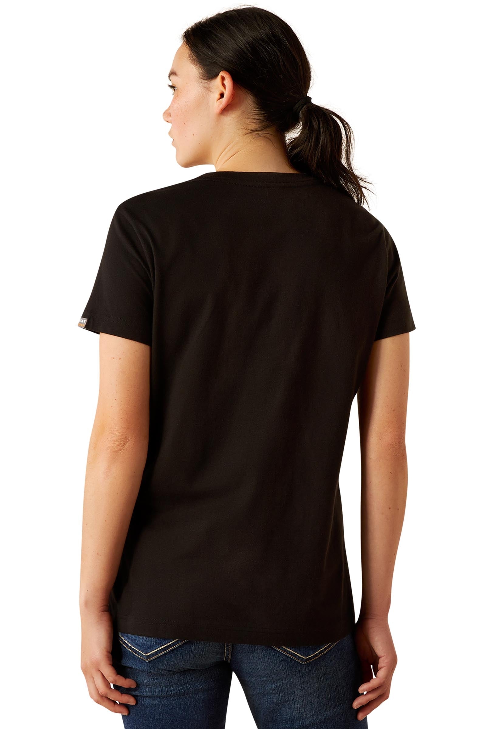 Ariat Women's Rebar Cotton Strong Standard V-Neck T-Shirt Women’s Riding Clothing