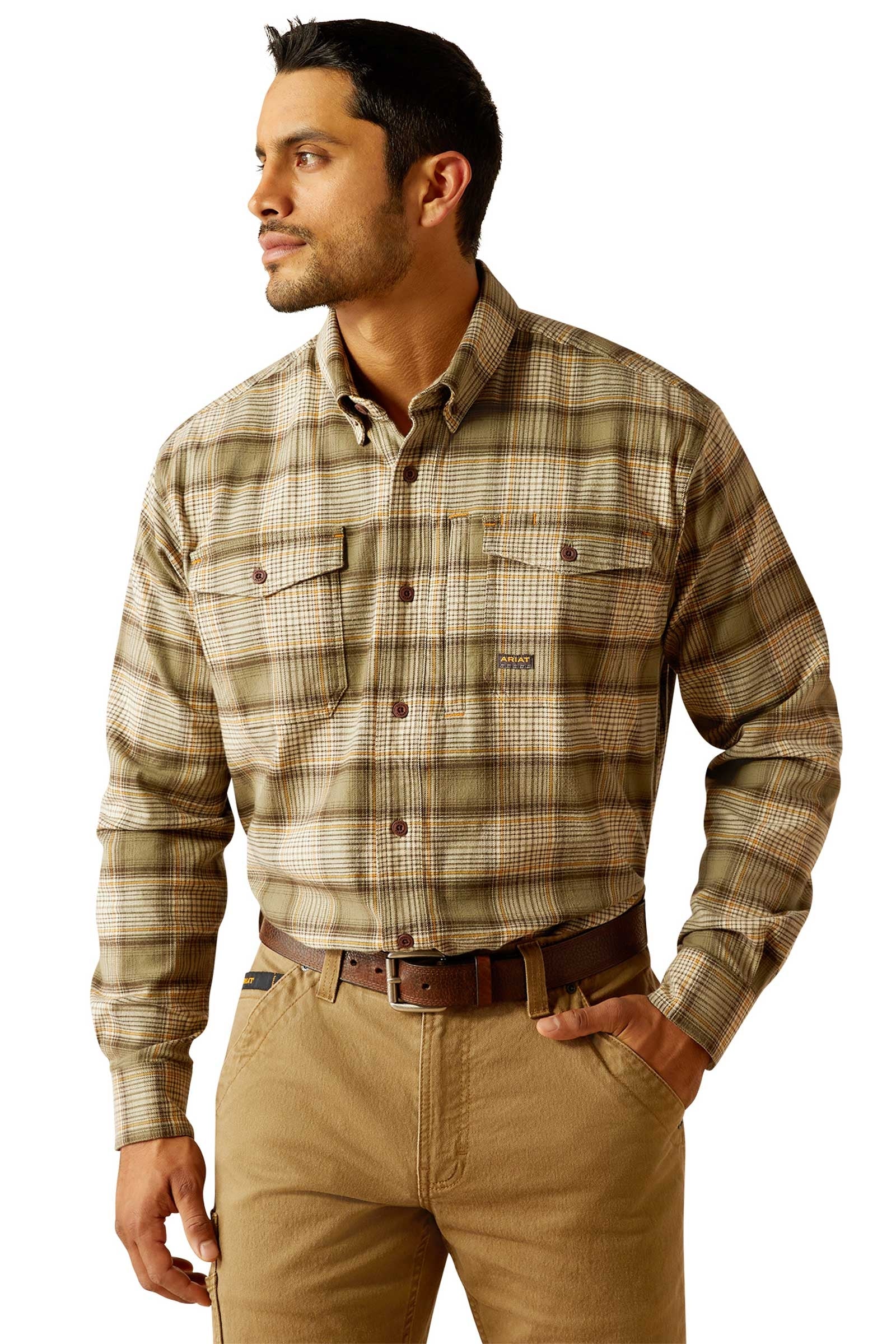 Ariat Rebar flannel DuraStretch arbejdstøj Ridetøj til herrer