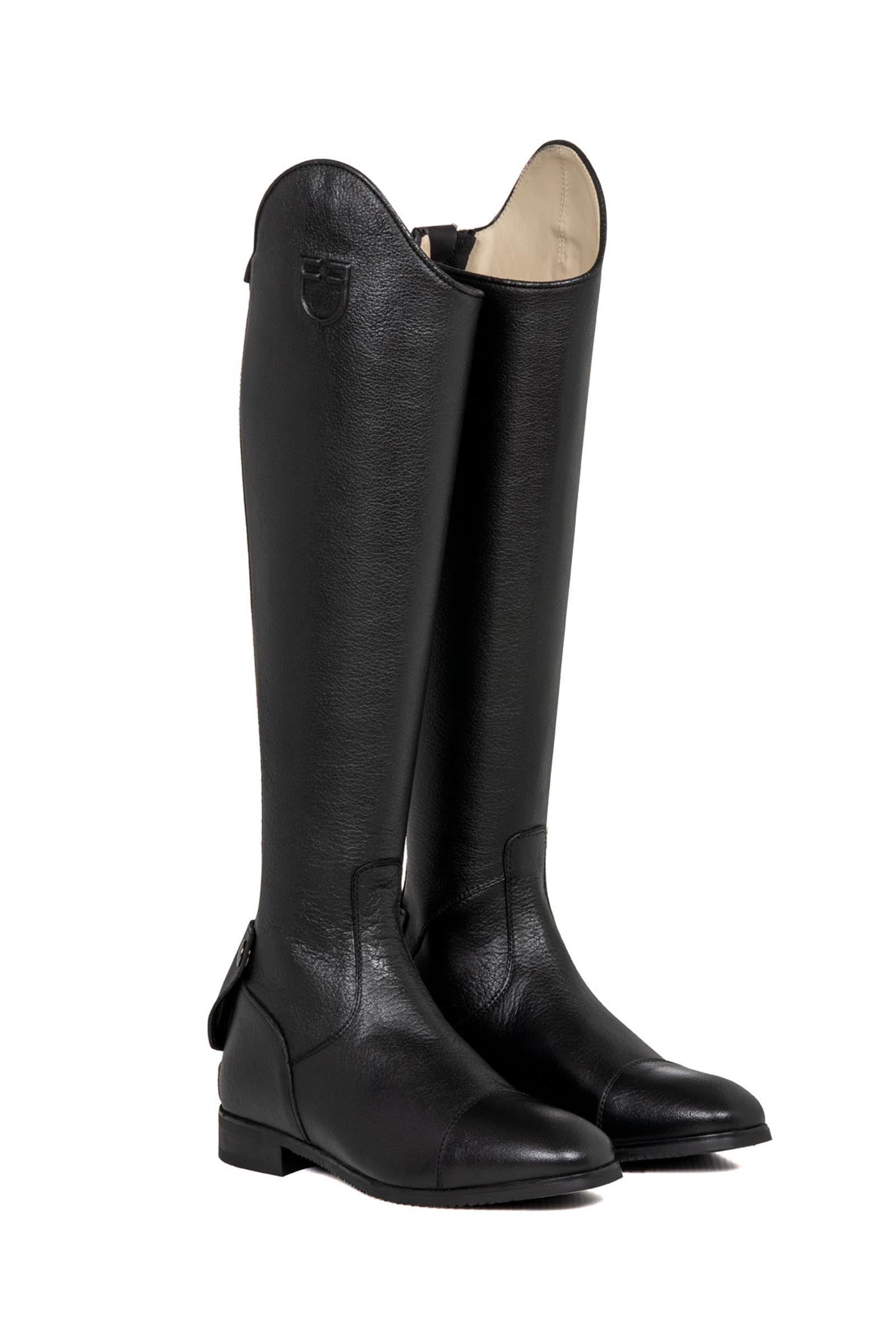 Equestro Unisex Calfskin Boots With Rear Zipper Riding Boots & Riding Shoes
