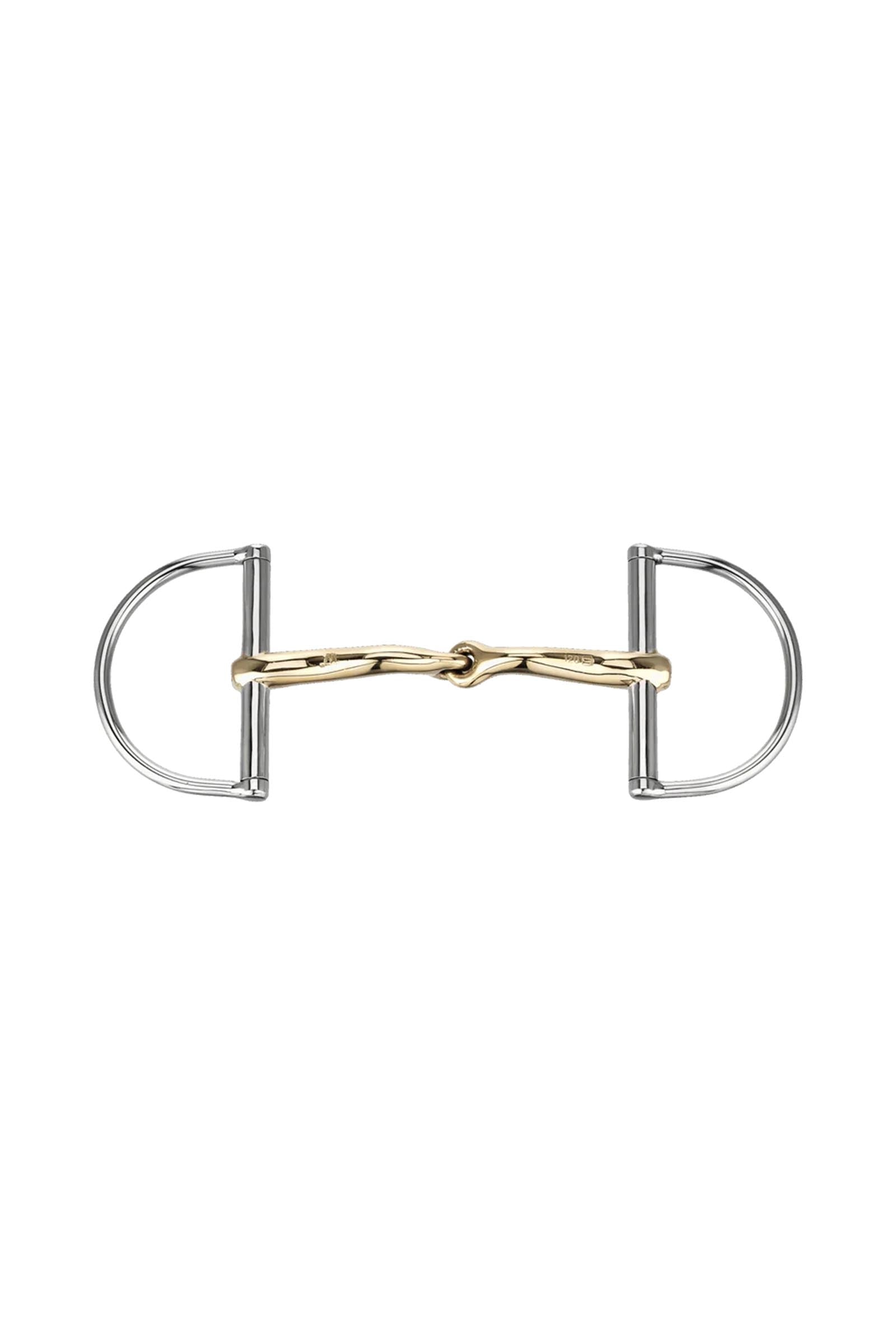 Sprenger KK D-ring trensebid, enkeltleddet, 14 mm, Sensogan Bid