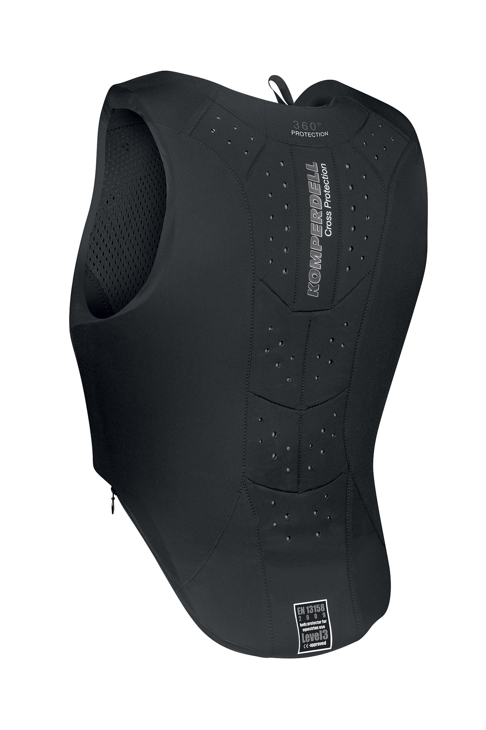 Komperdell Equestrian Body Protector With Front Zip, Regular Fit Safety Equipment