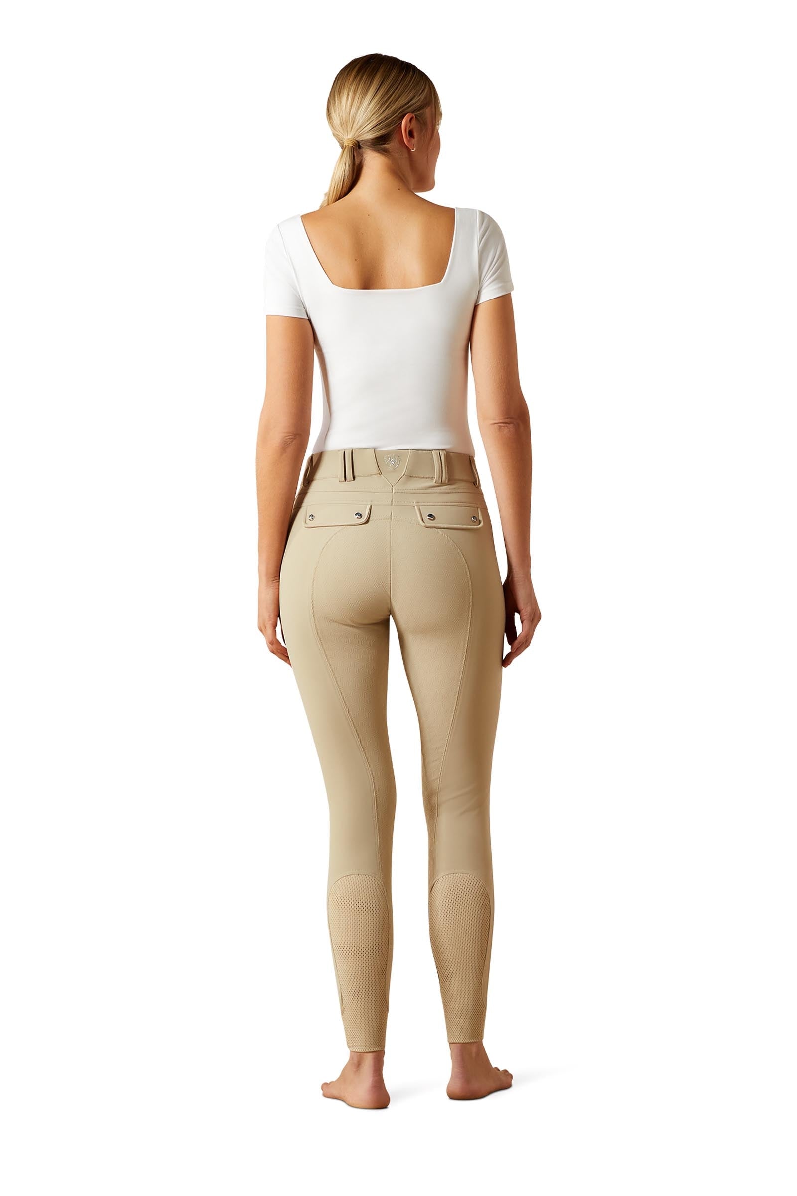 Ariat Tri Factor Women's Full Seat Breeches With Silicone Grip Womens Breeches