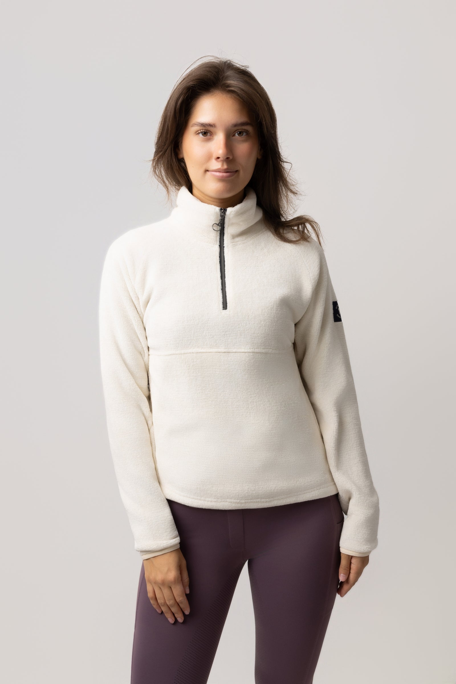 Horze Frieda Damernes anorak fleece sweater Ridetøj til dame