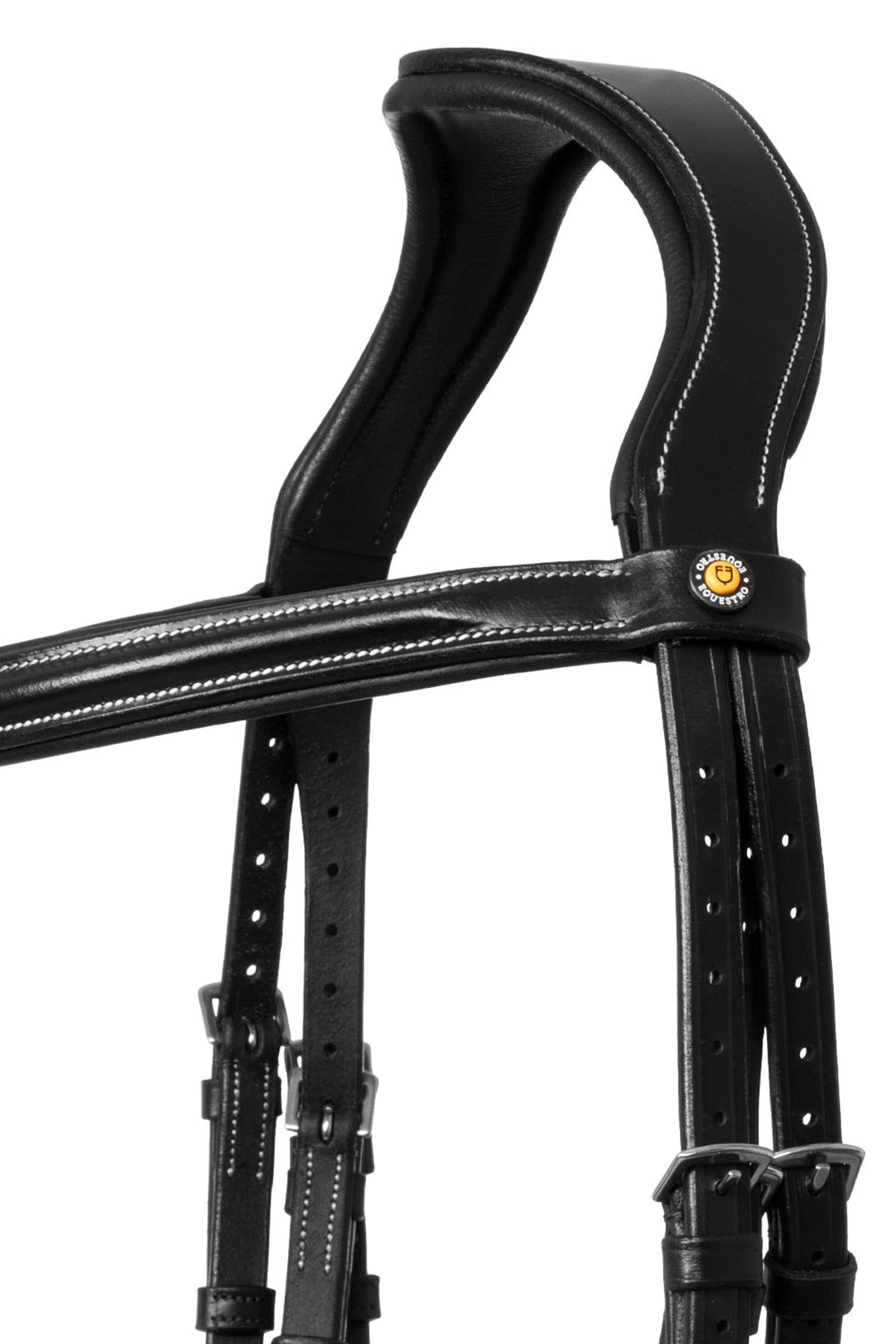 Equestro Raised & Padded Anatomical Bridle Bridles & Reins