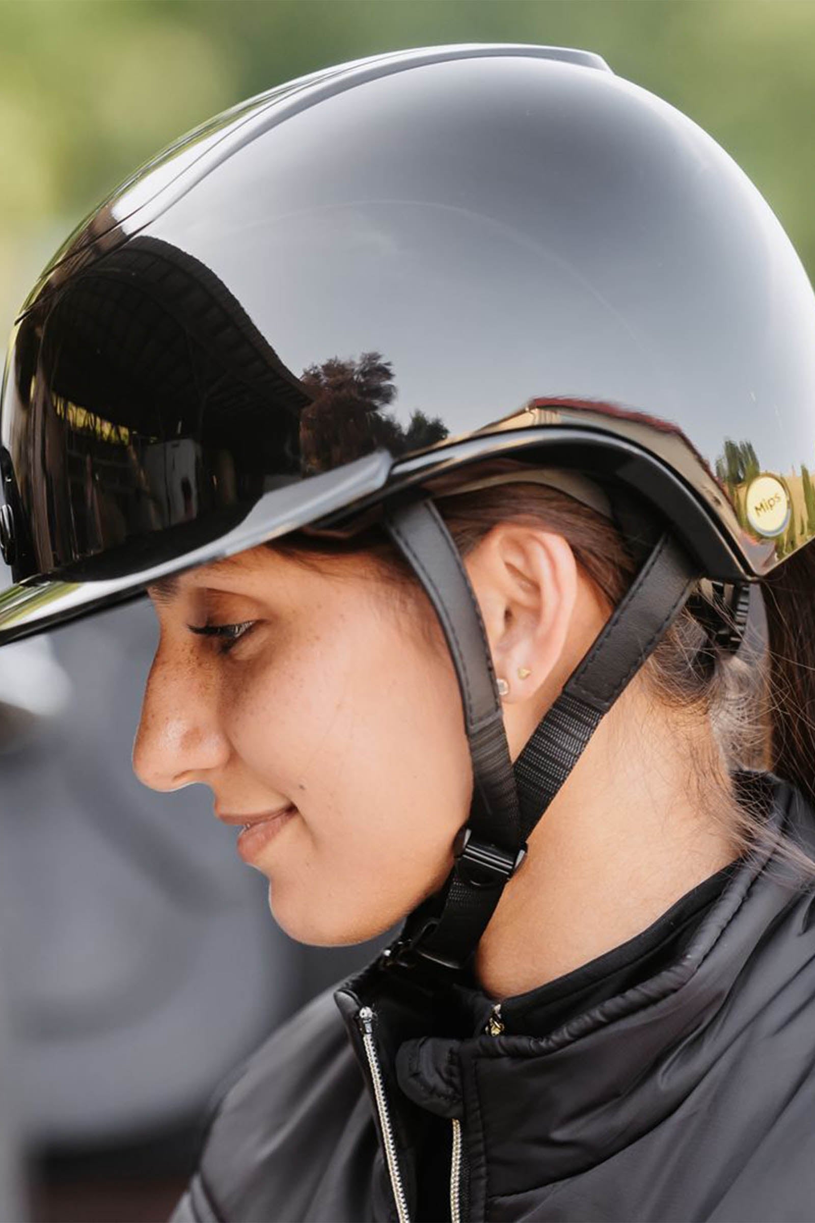 Back on Track Strixx Riding Helmet With Sun Visor Safety Equipment