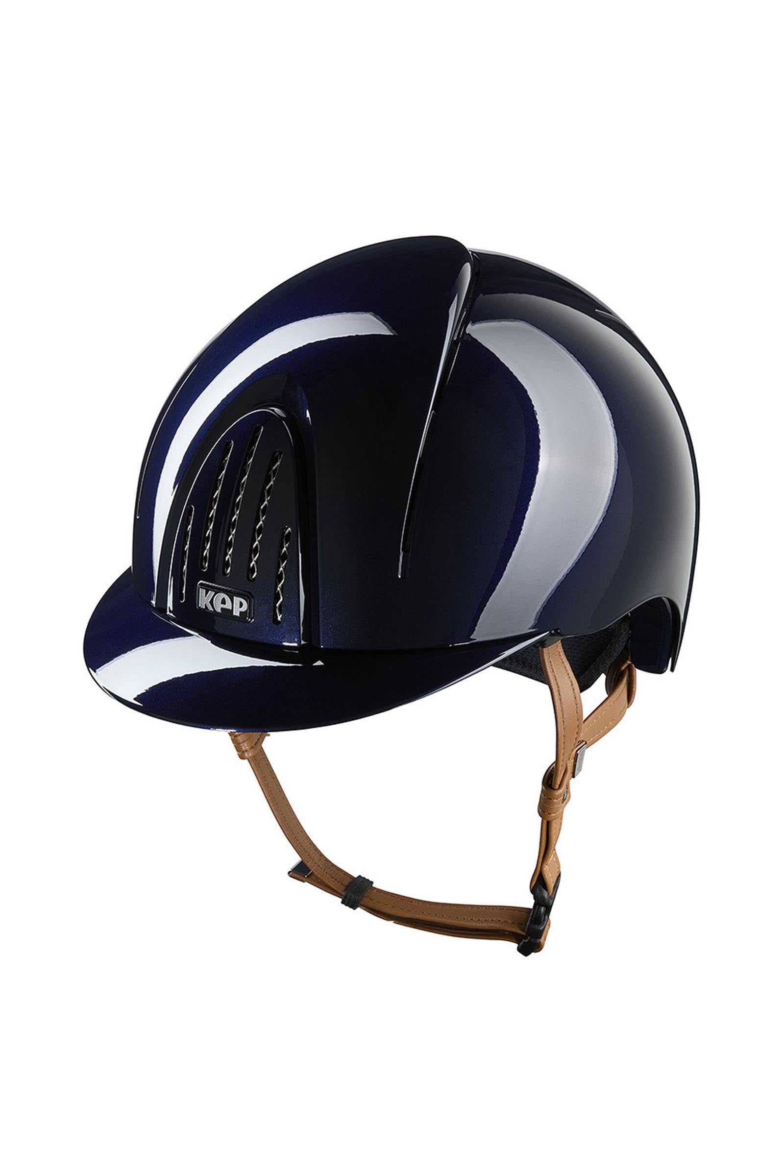 KEP Helmets KEP NOVA ABS Metal Polish/Beige Riding Helmet Ridehjelme & Sikkerhedsveste