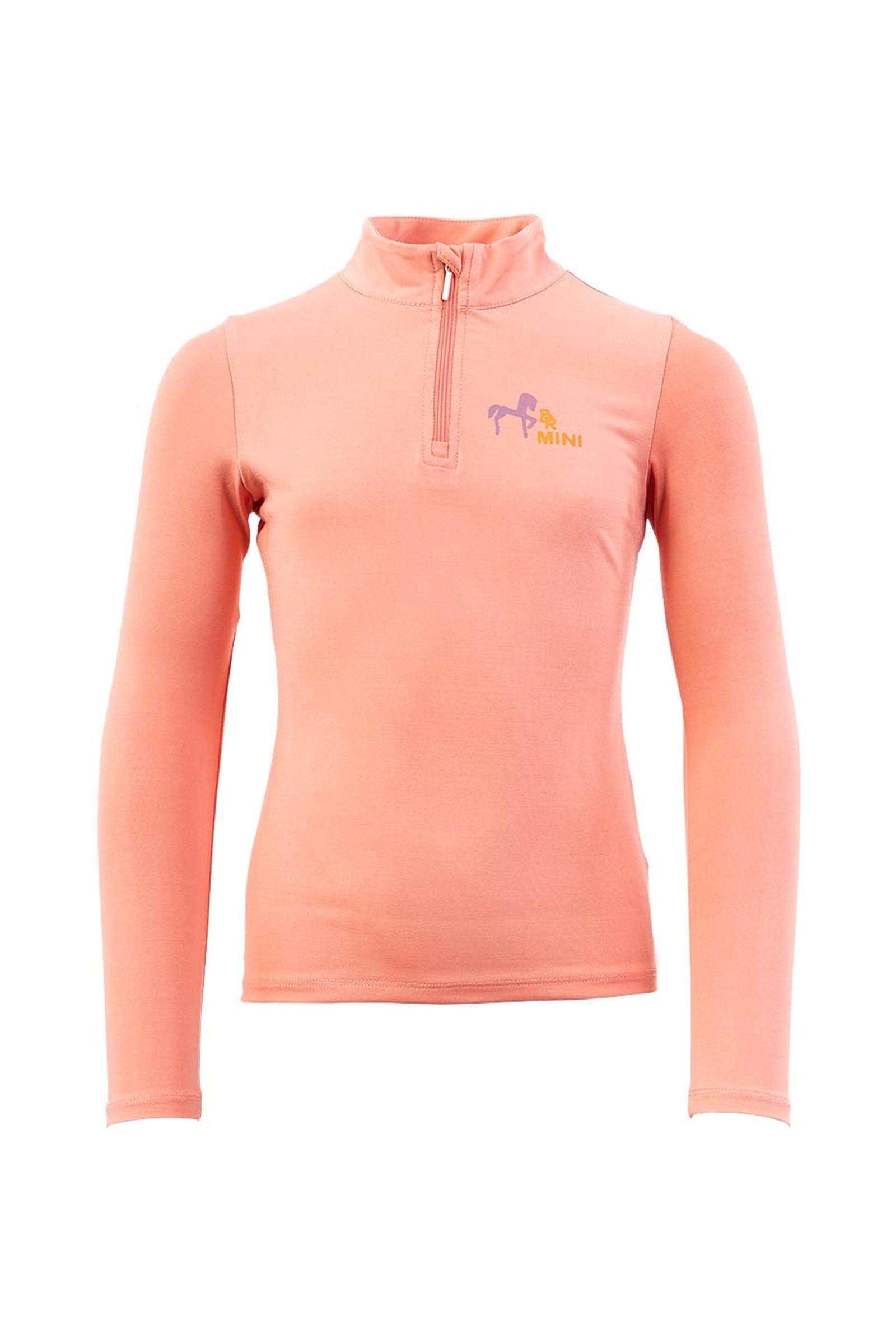 BR Mini Kids zip up langærmet shirt Ridetøj til børn