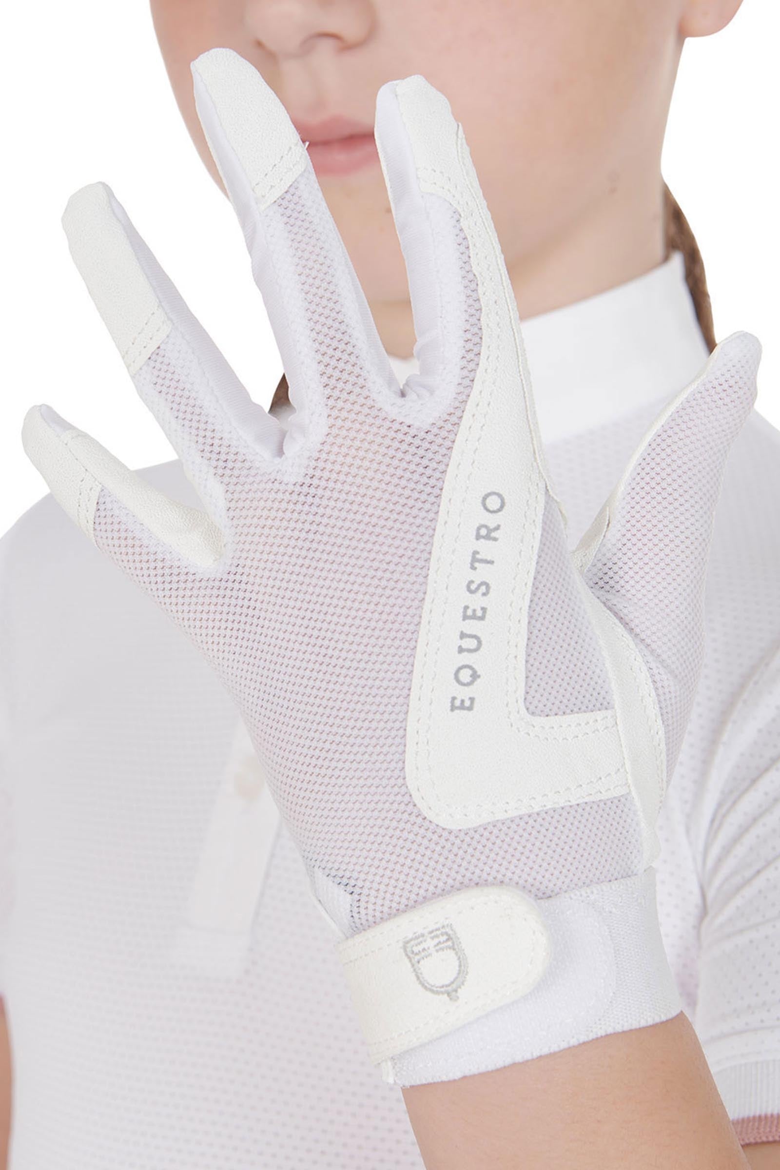 Equestro Kids' Gloves in Technical Fabric Kids Apparel