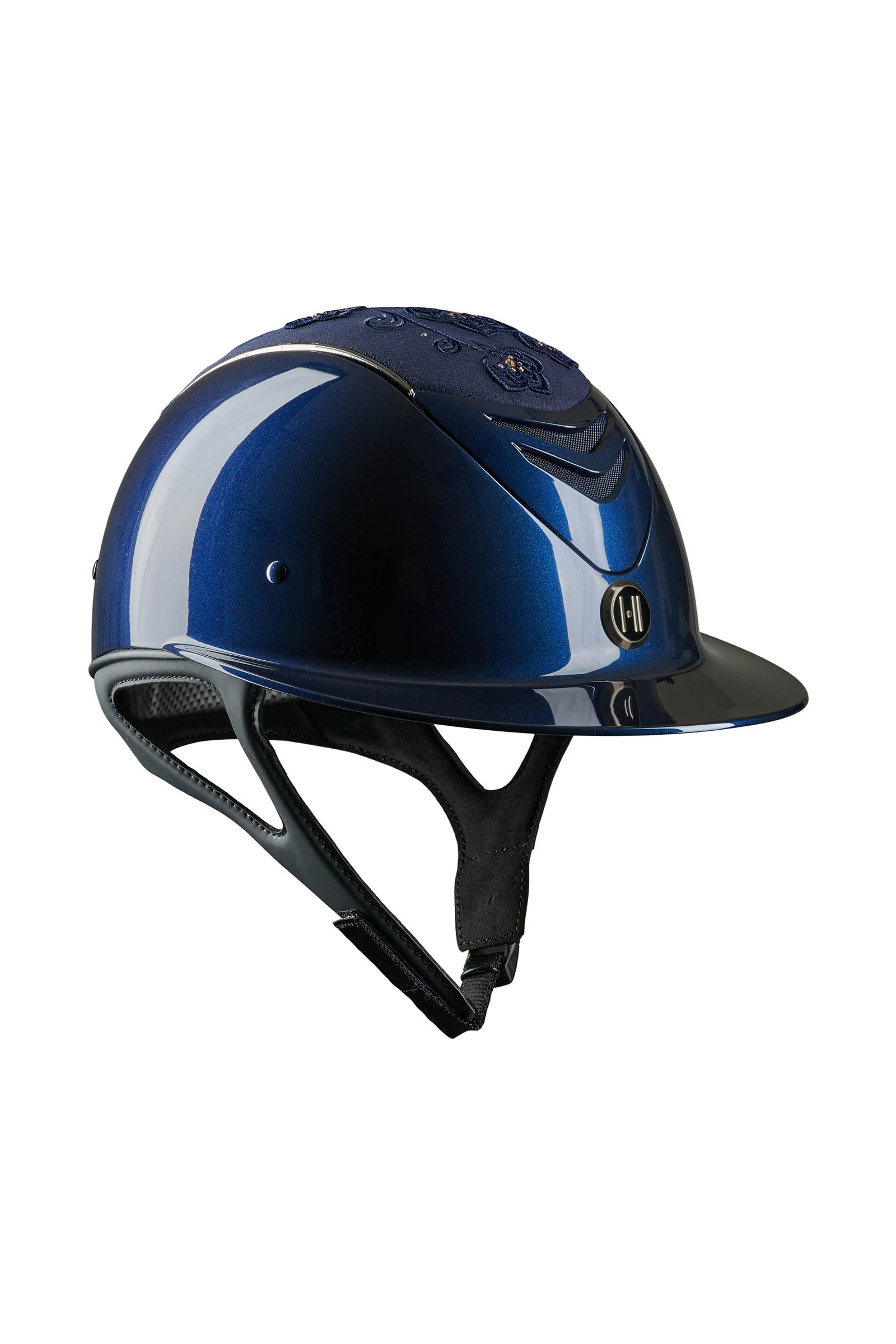 OneK Advanced Glossy Embroidered Chrome Ridehjelme & Sikkerhedsveste
