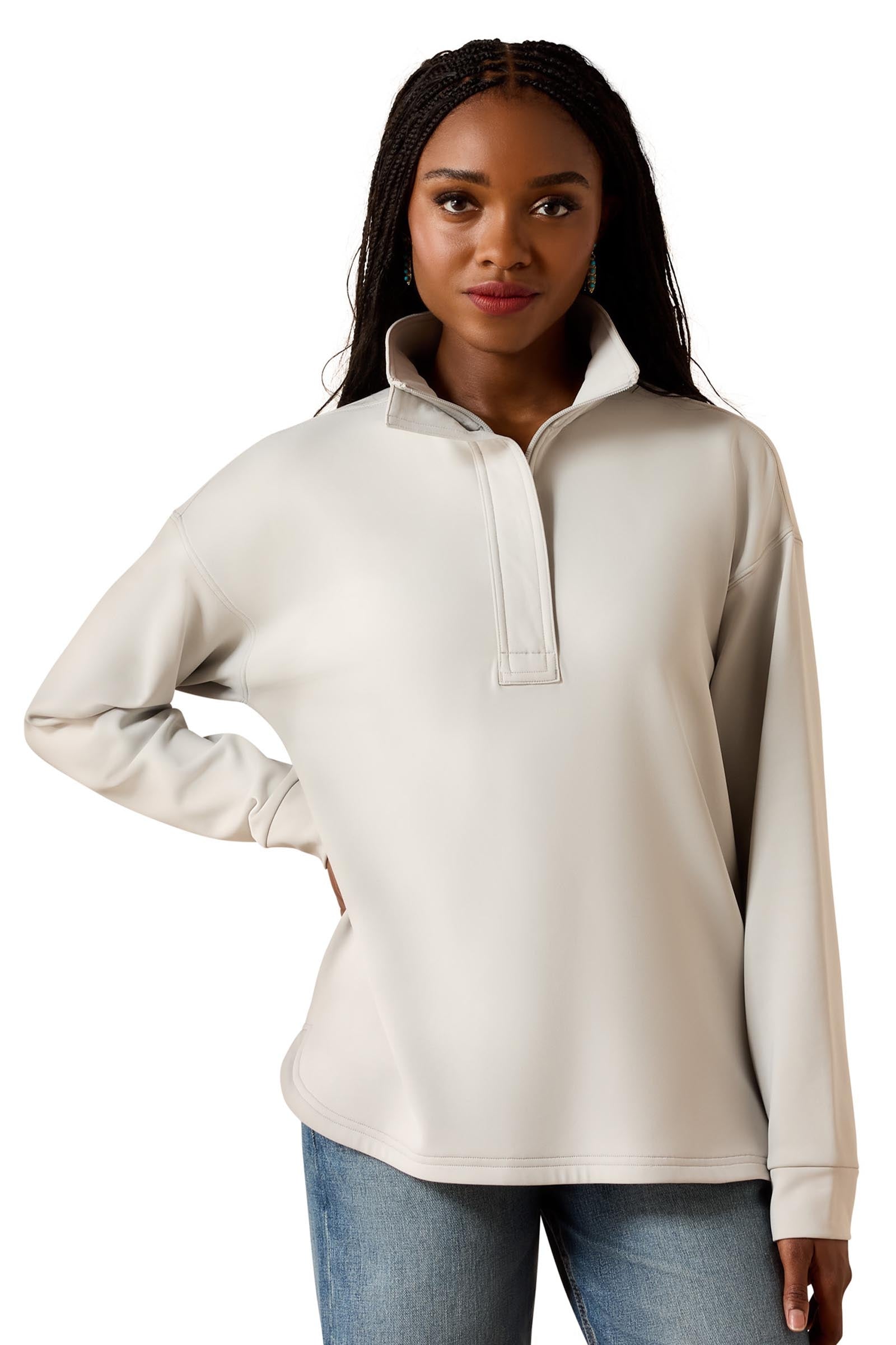 Ariat Women's Breeze Logo 1/2 Zip Sweatshirt Ridetøj til dame