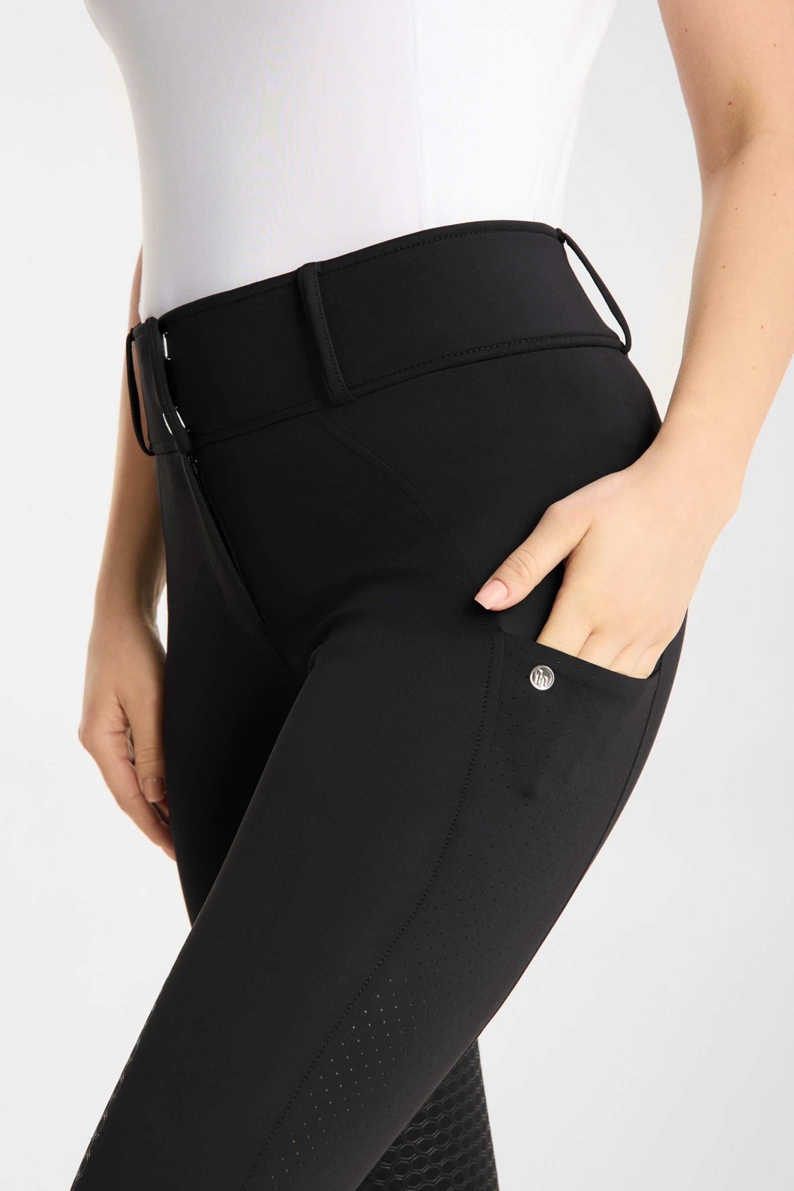 Horze Matilda Women´s Perforated Fullgrip Breeches Womens Breeches