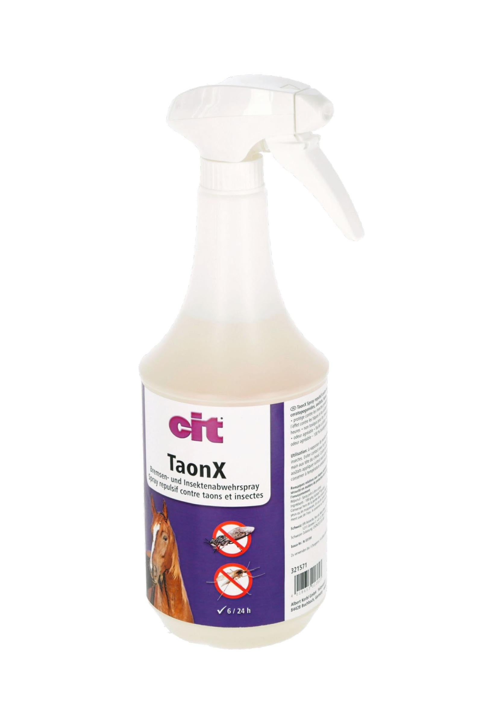 Cit cit TaonX Spray Anti-frein, 1L Antifly Protection for Horses