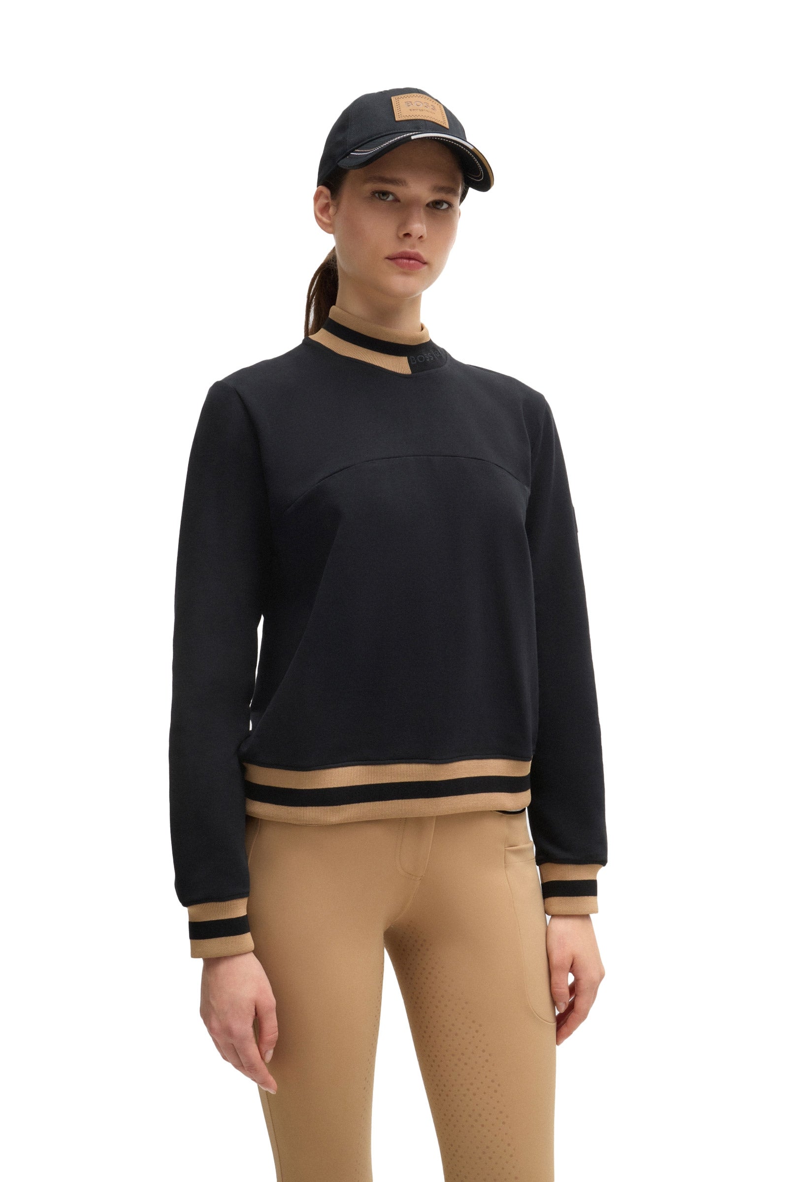 BOSS Equestrian Boss Kim Women´s Sweater With Stand-up Collar Women’s Riding Clothing