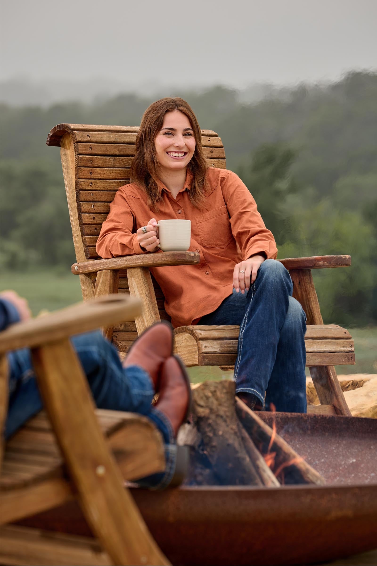 Ariat Women's R.E.A.L. Mid Rise Stretch Entwined Boot Cut Jeans Womens Breeches