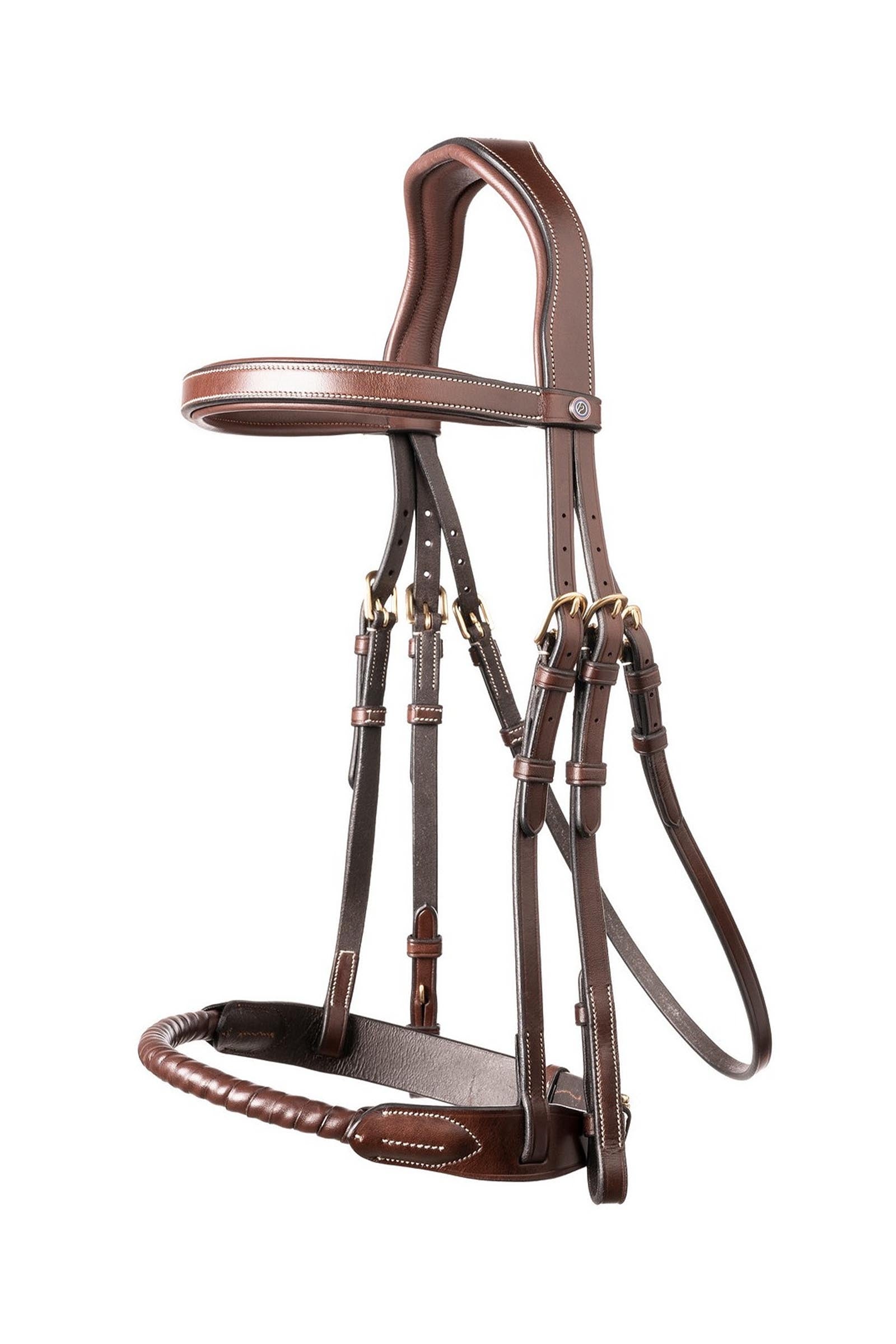 Trust Equestrian Dublin Rope Noseband Bridle Covered Trenser & tøjler