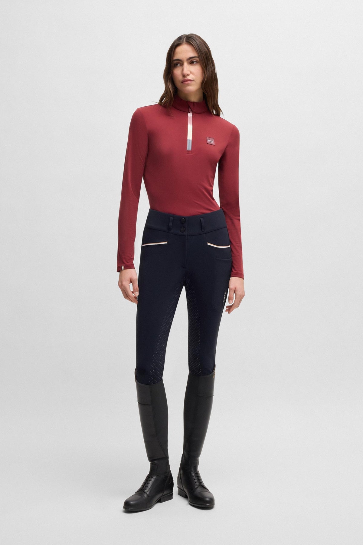 BOSS Equestrian Boss Hailey Womens High Waist Full Grip Breeches Womens Breeches