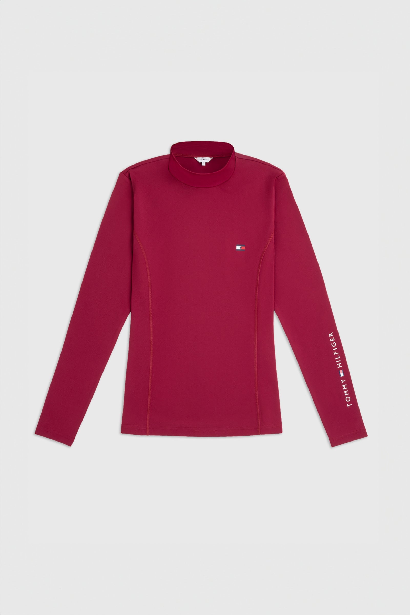 Tommy Hilfiger Equestrian langærmet trøje med høj hals til kvinder Ridetøj til dame
